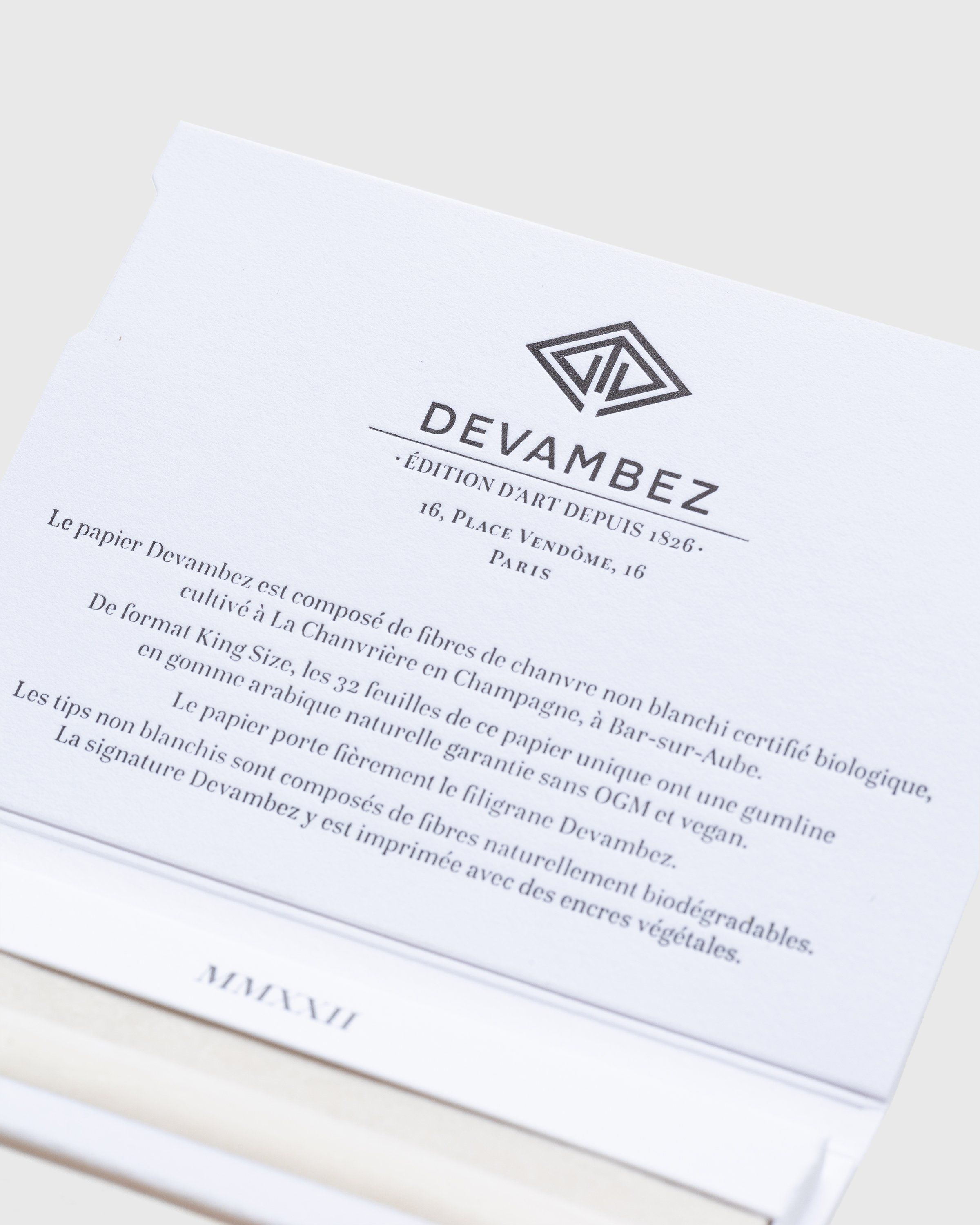 Devambez x Highsnobiety - Not In Paris 4 Rolling Papers White/Red - Lifestyle - White - Image 7