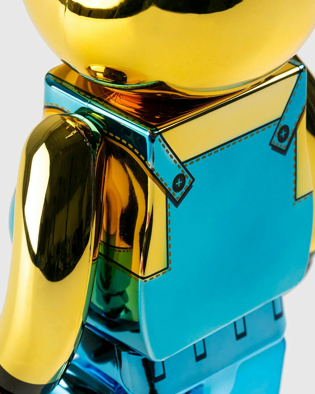 MEDICOM TOY Figura Dave Chrome BE@RBRICK 1000 % | Amarillo | ES