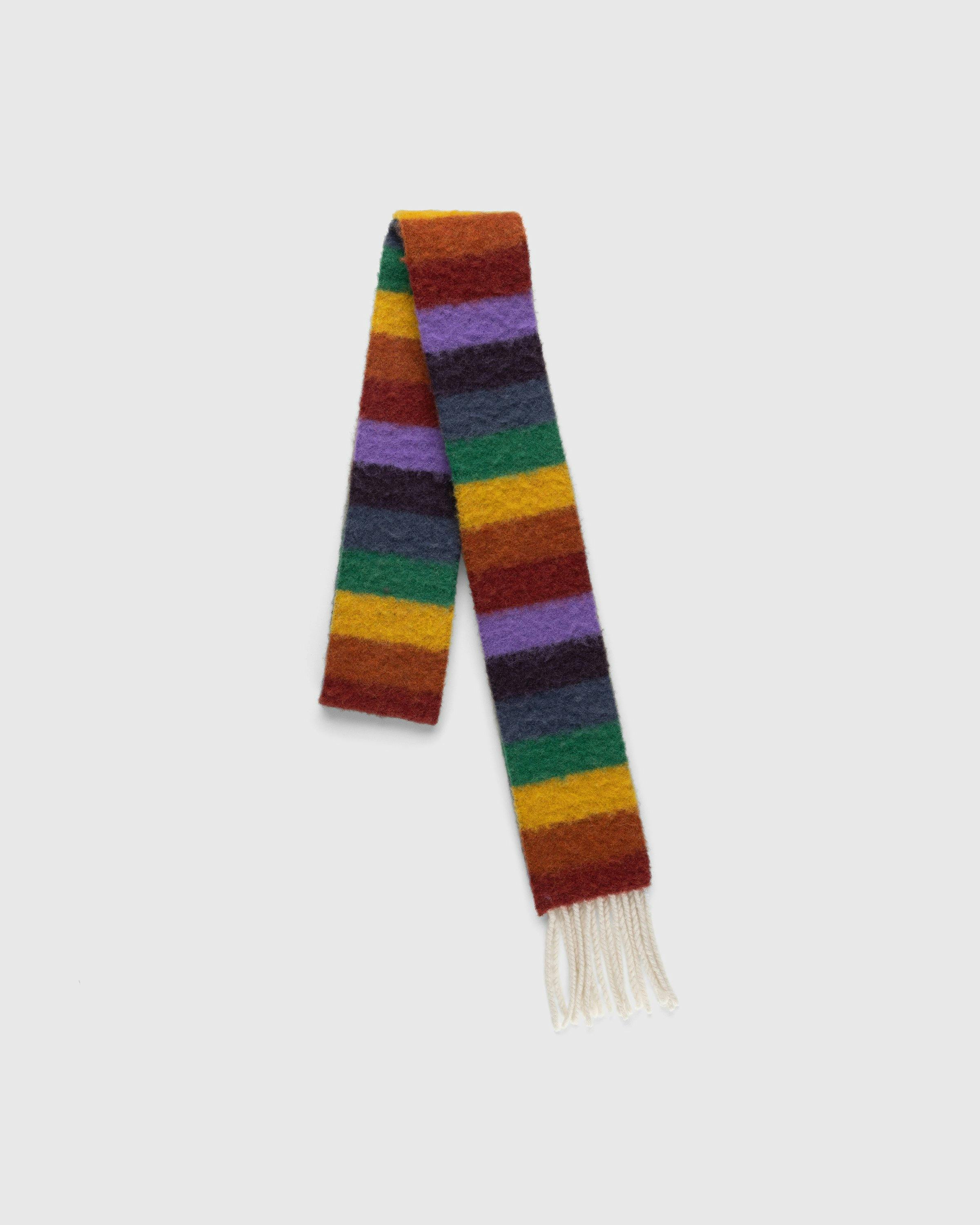 Acne Studios - Striped Wool Blend Scarf Multi - Accessories - Multi - Image 2