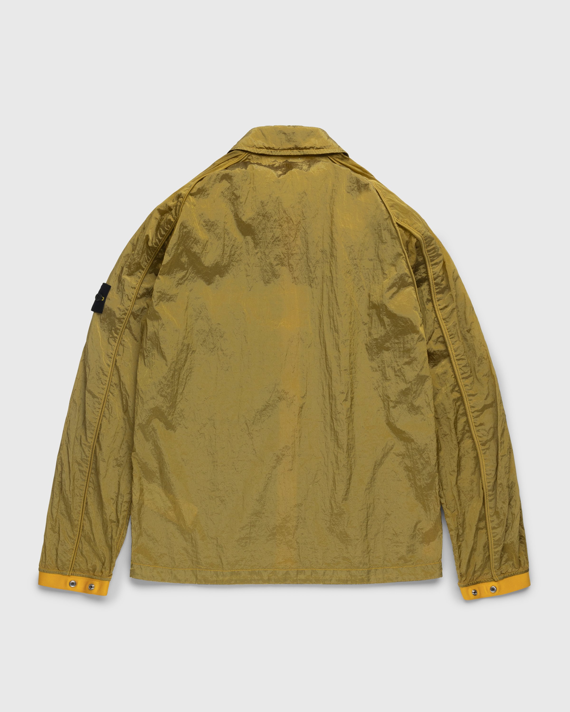 Stone Island - 12321 Garment-Dyed Nylon Metal Overshirt Yellow - Clothing - Yellow - Image 2