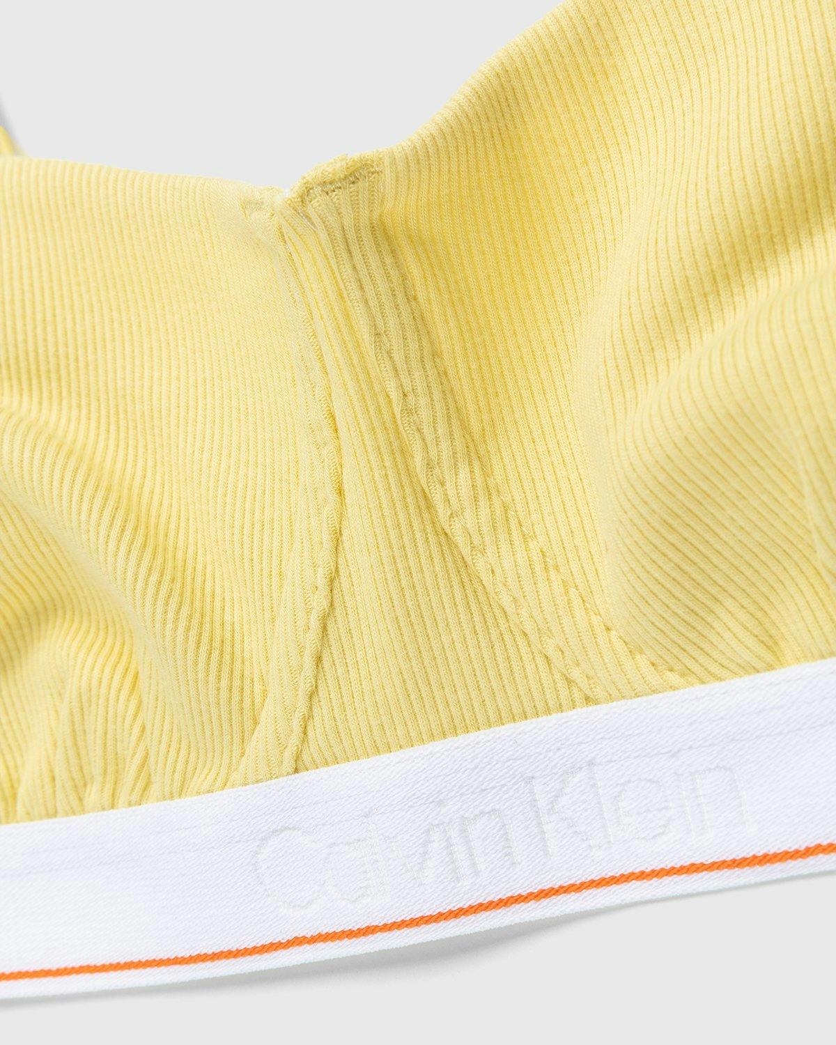 Heron Preston x Calvin Klein - Womens Unlined Balconette Pale Yellow - Clothing - Yellow - Image 3