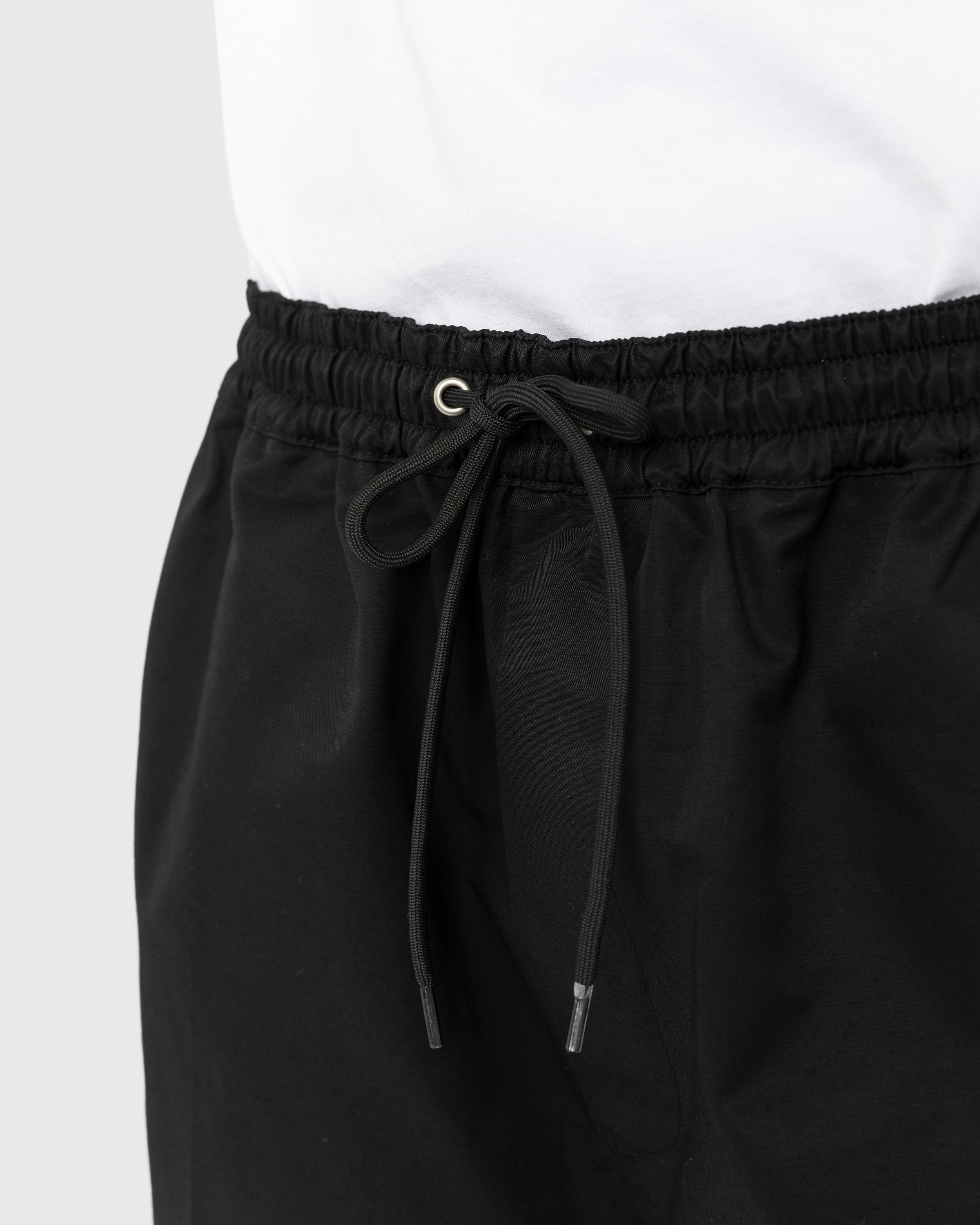 Highsnobiety - Cotton Nylon Elastic Pants Black - Clothing - Black - Image 5