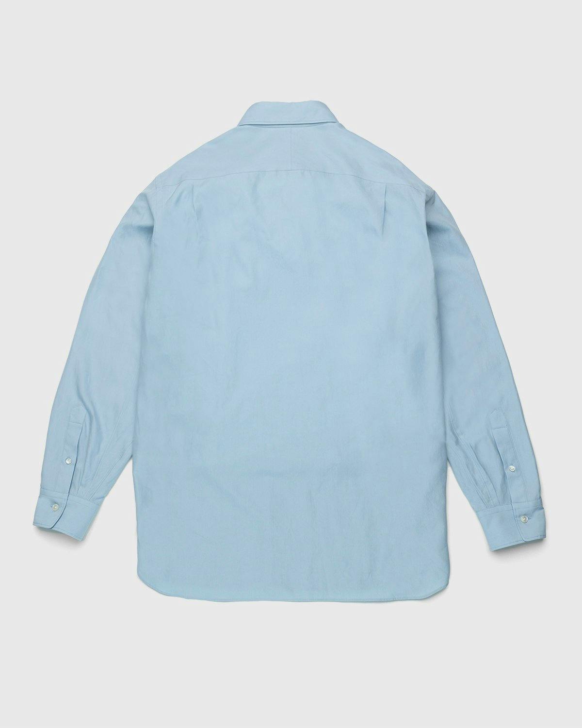 Auralee - Twill Shirt Blue - Clothing - Blue - Image 2