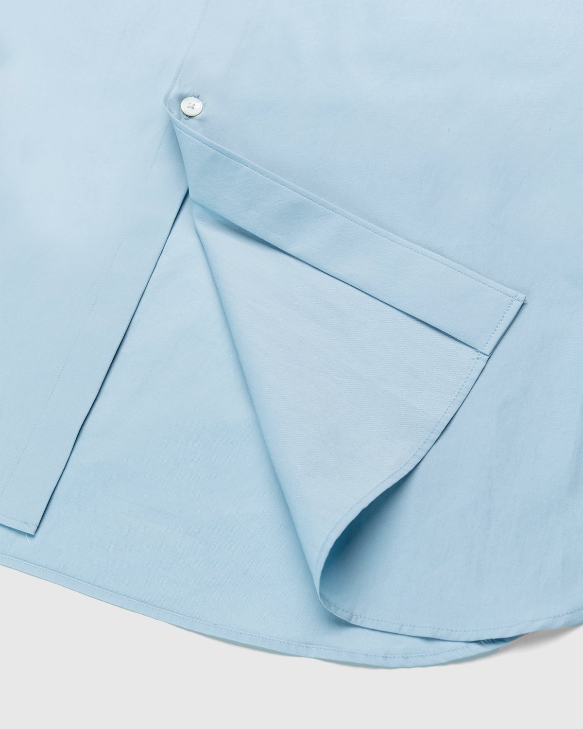 Auralee - Twill Shirt Blue - Clothing - Blue - Image 4