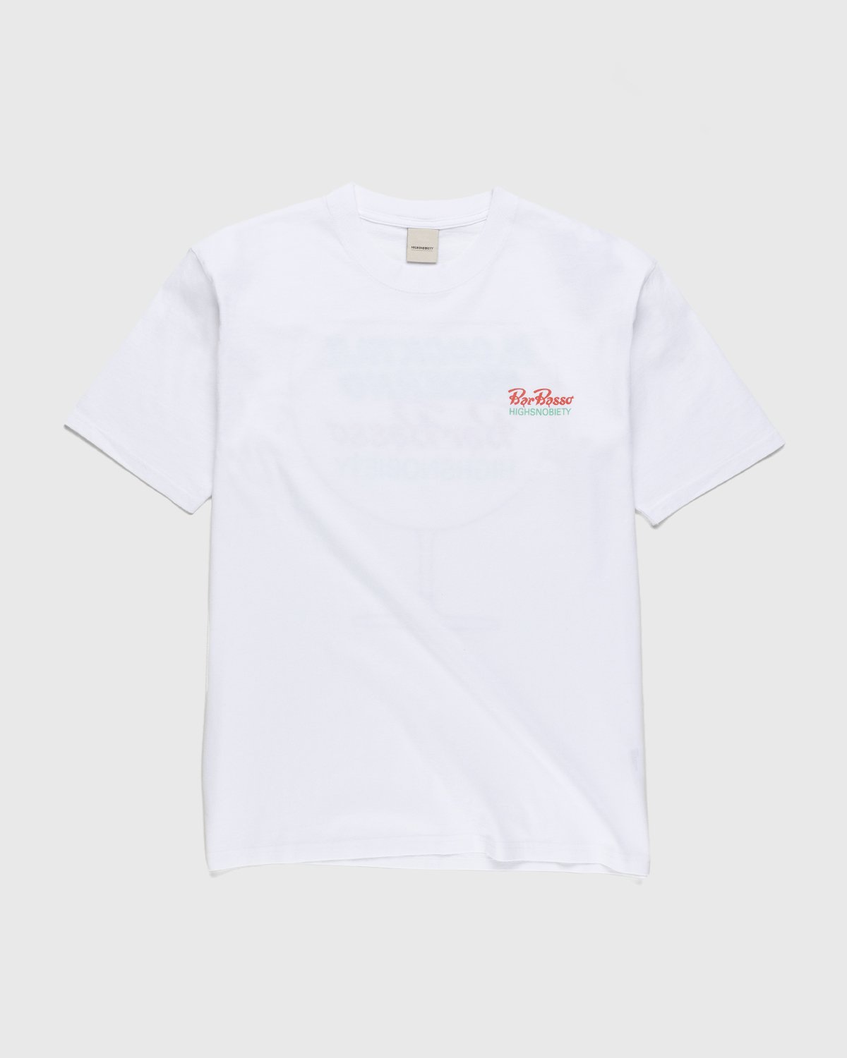 Bar Basso x Highsnobiety - Cocktail Glass T-Shirt White - Clothing - White - Image 2