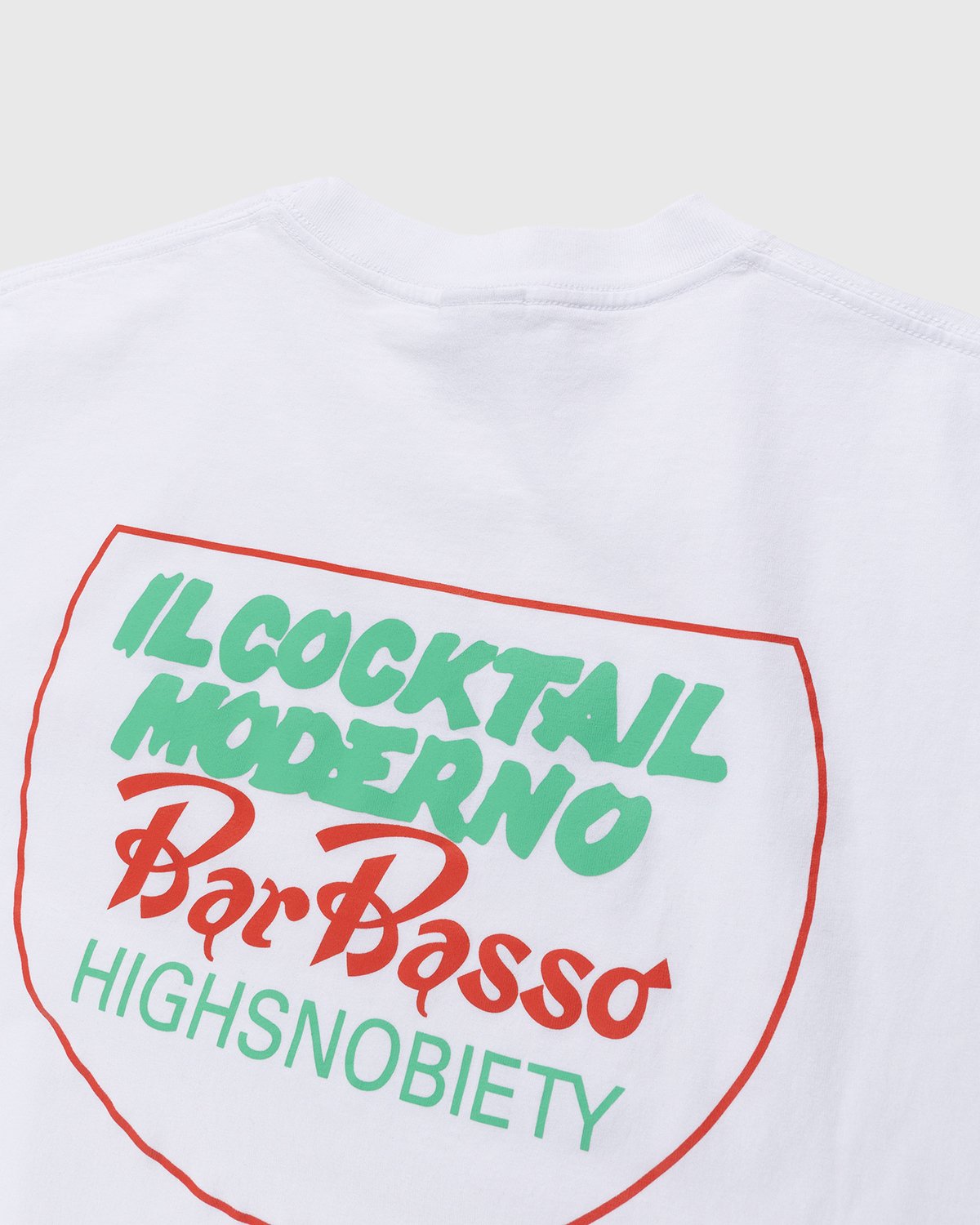 Bar Basso x Highsnobiety - Cocktail Glass T-Shirt White - Clothing - White - Image 6