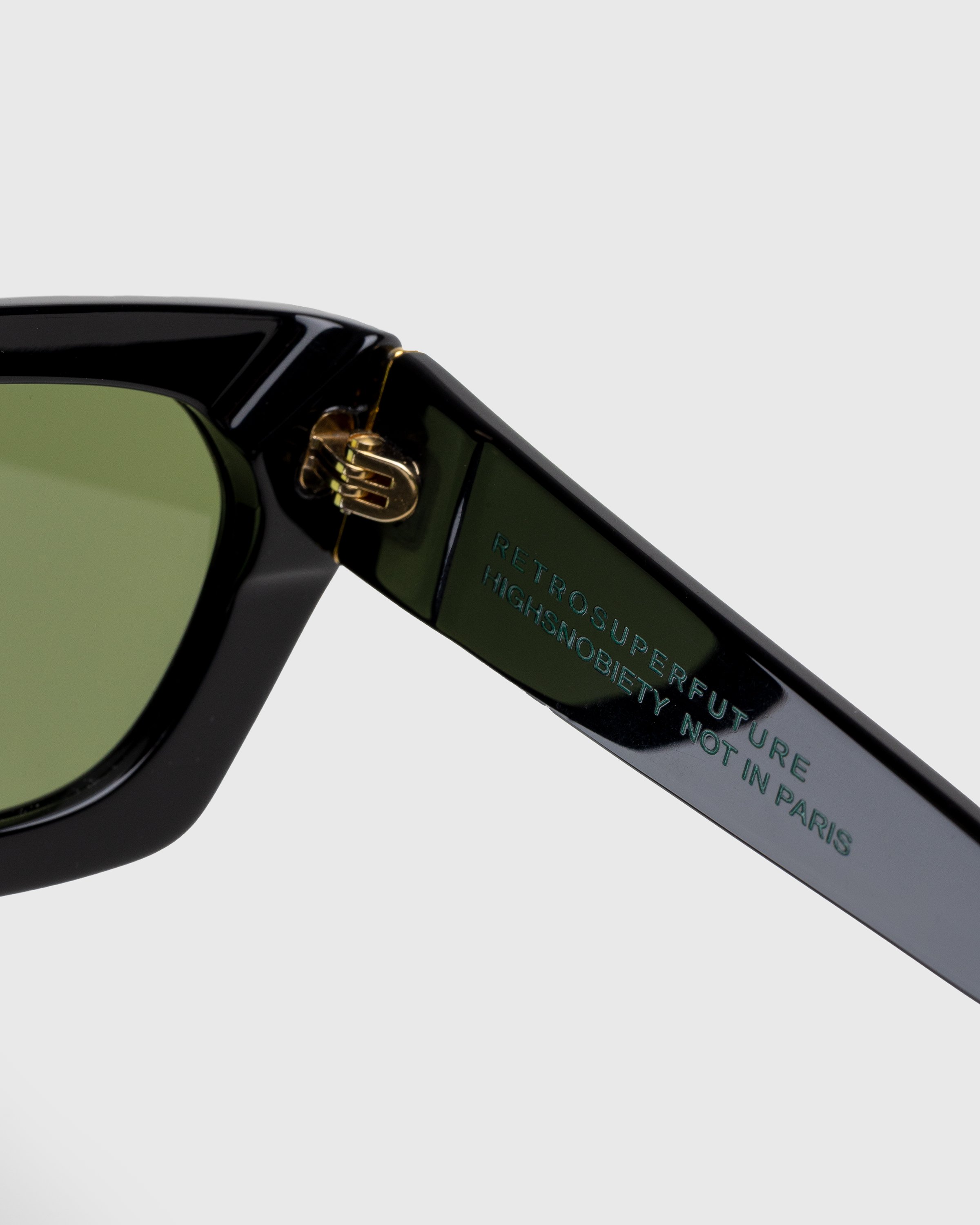 retrosuperfuture x Highsnobiety - Not In Paris 4 Teddy Black Sunglasses - Accessories - Black - Image 3