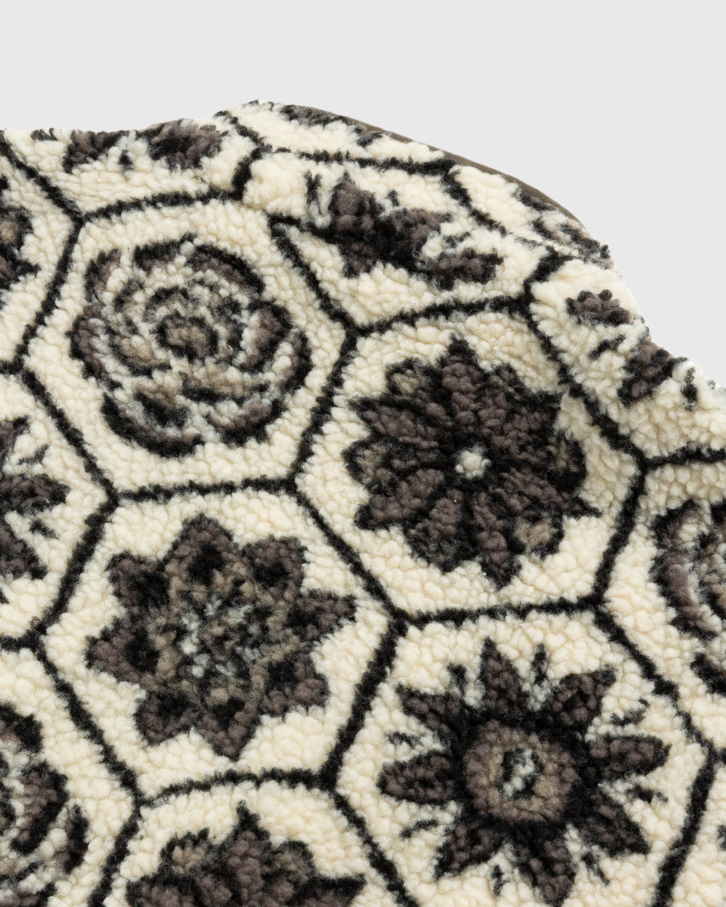 Patta - Wall Flower Fleece Jacket Birch/Dark Gull Grey - Clothing - Grey - Image 5