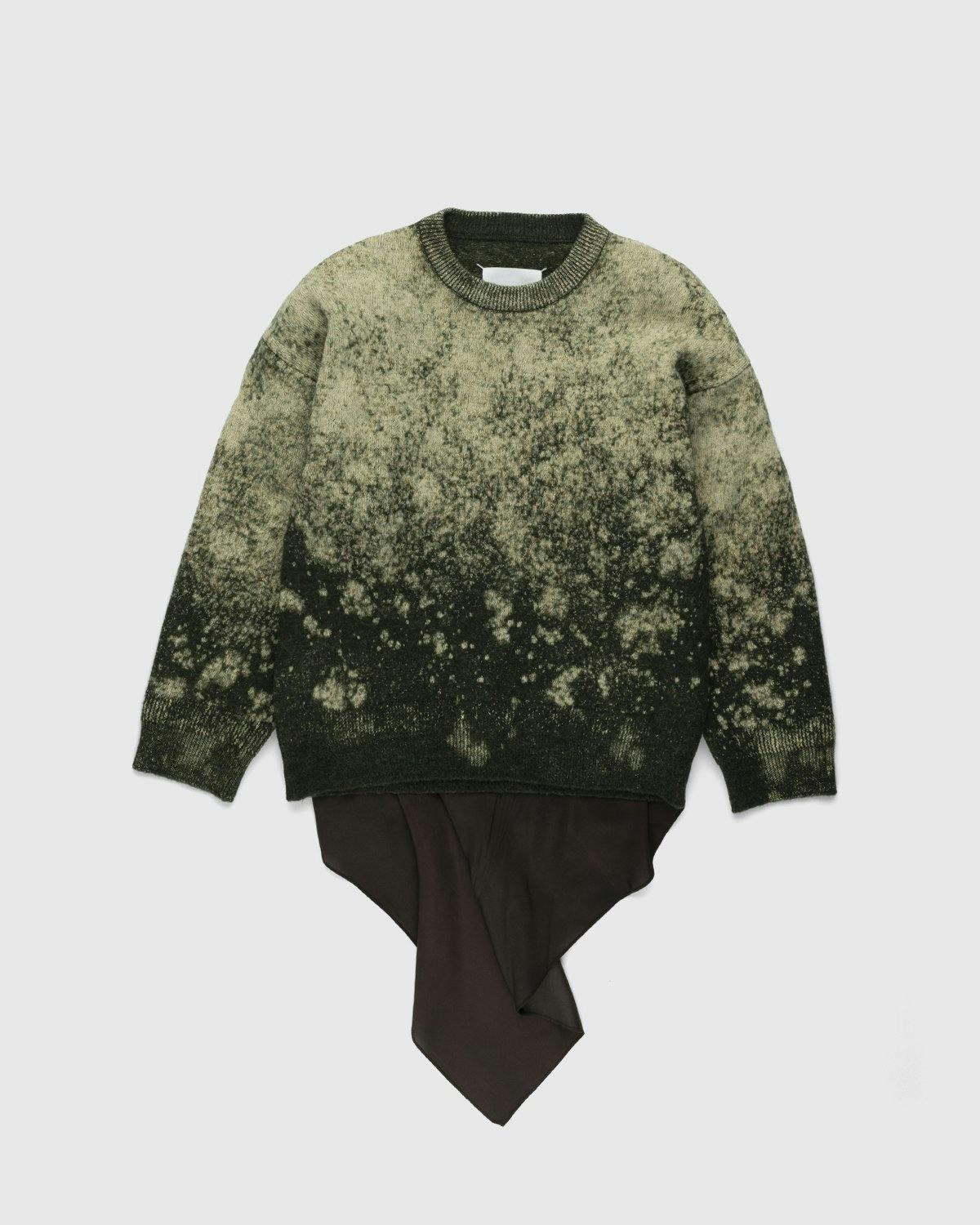 Maison Margiela - Discharged Wool Sweater - Clothing - Green - Image 2