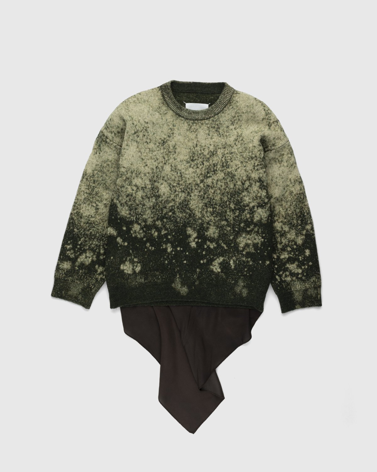 Maison Margiela - Discharged Wool Sweater - Clothing - Green - Image 2