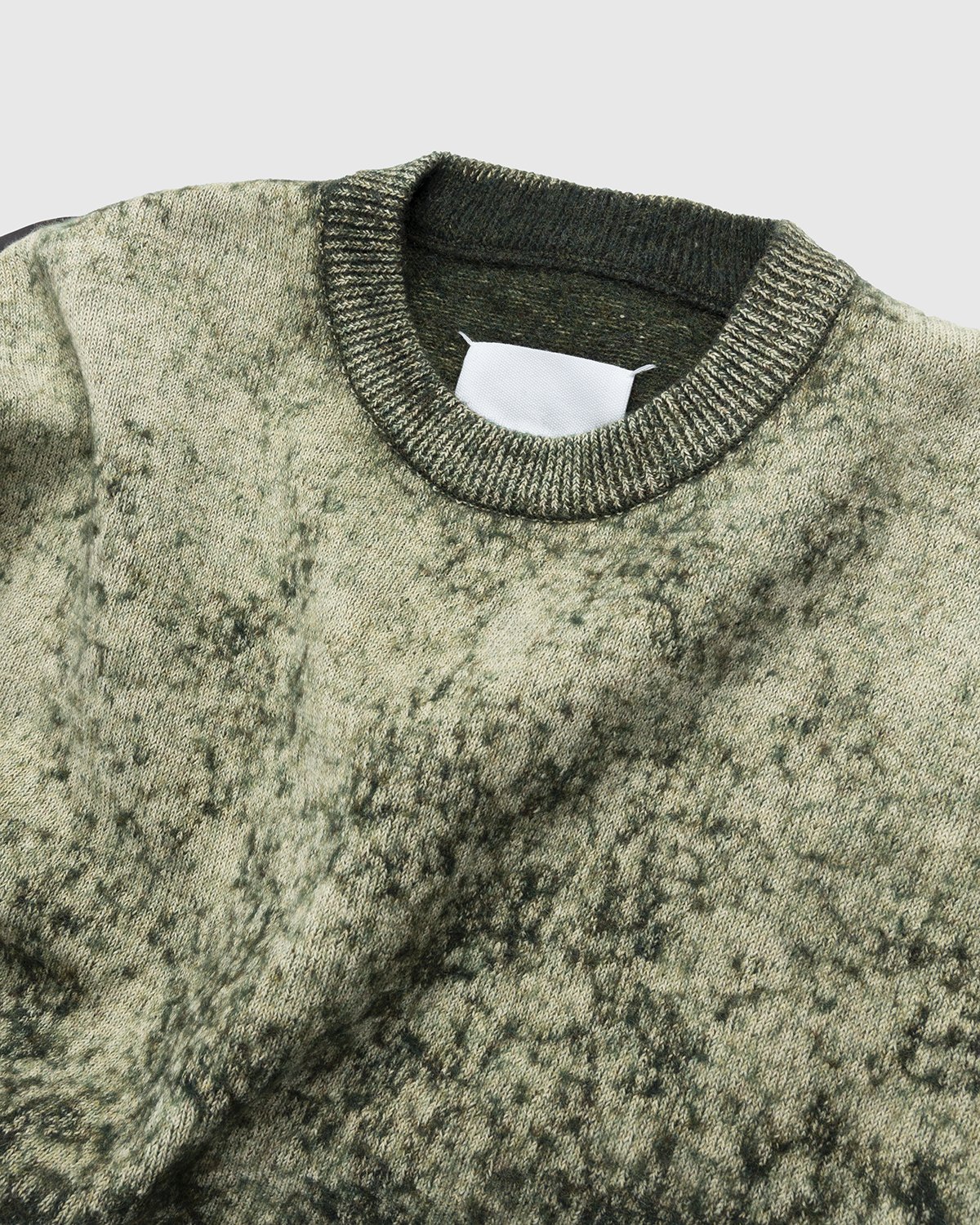 Maison Margiela - Discharged Wool Sweater - Clothing - Green - Image 7