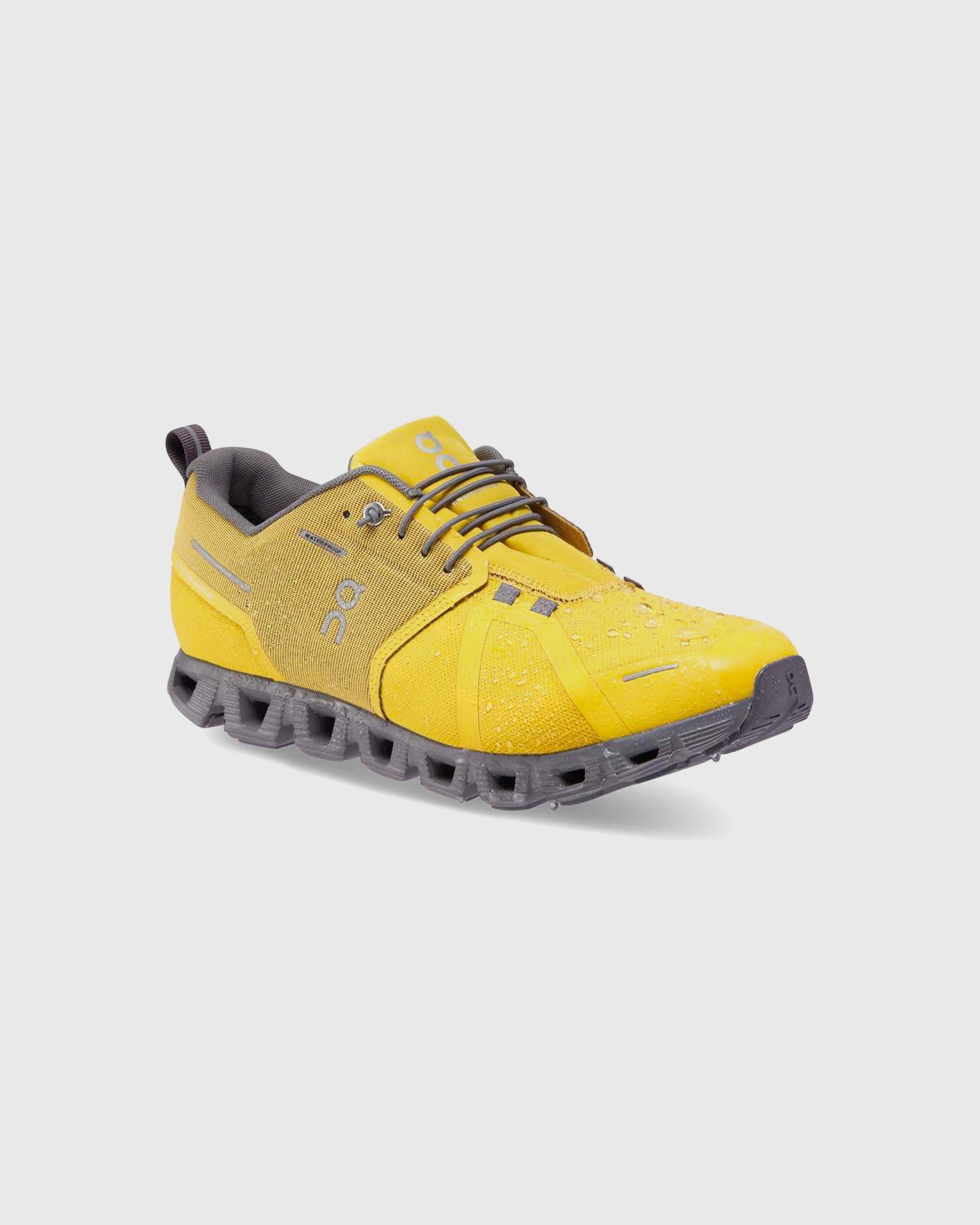 On - Cloud 5 Waterproof Mustard/Rock - Footwear - Yellow - Image 3