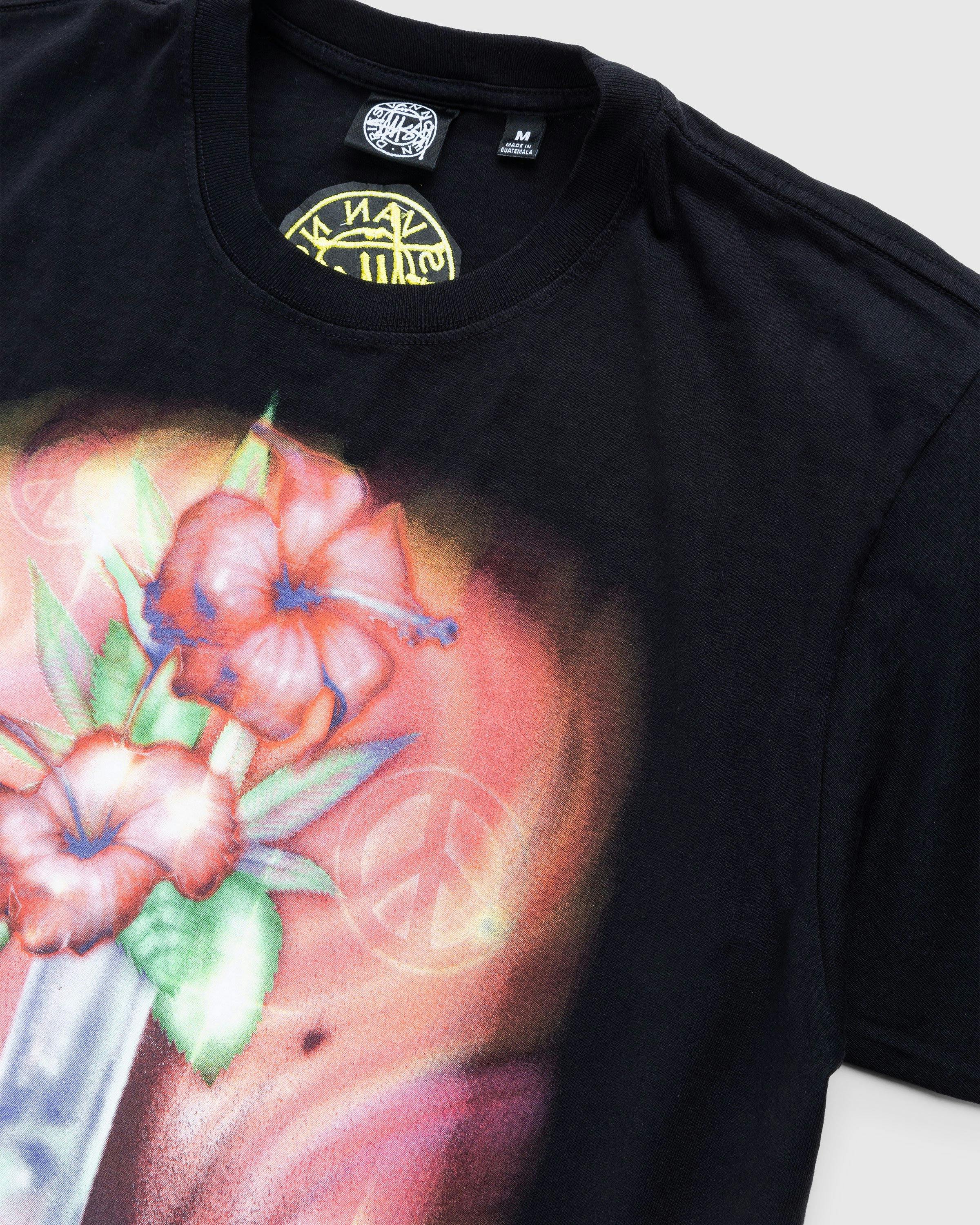 Stüssy x Dries van Noten - Airbrush Vase Tee - Clothing - Black - Image 3