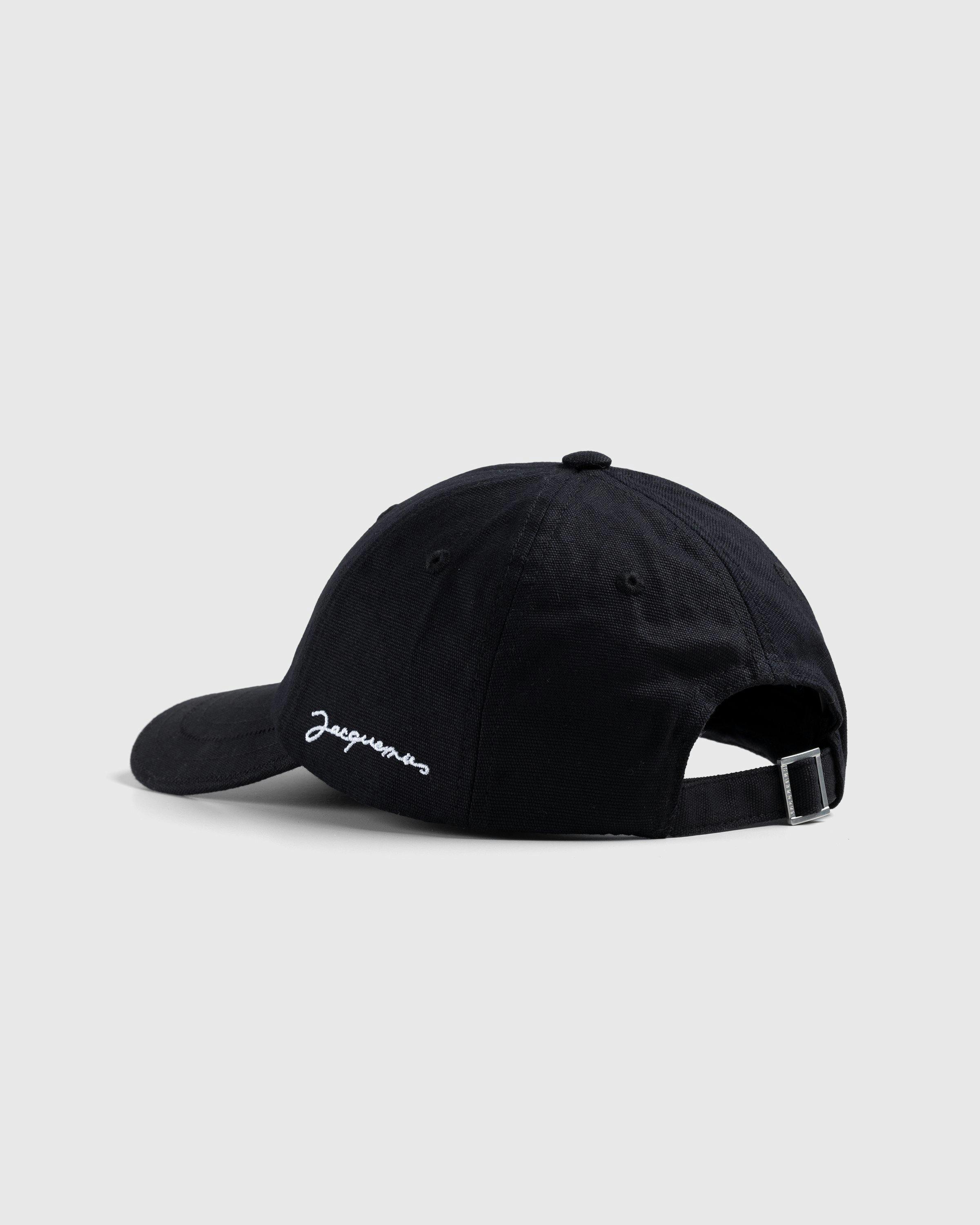 JACQUEMUS - La Casquette Jacquemus - Accessories - Black - Image 3