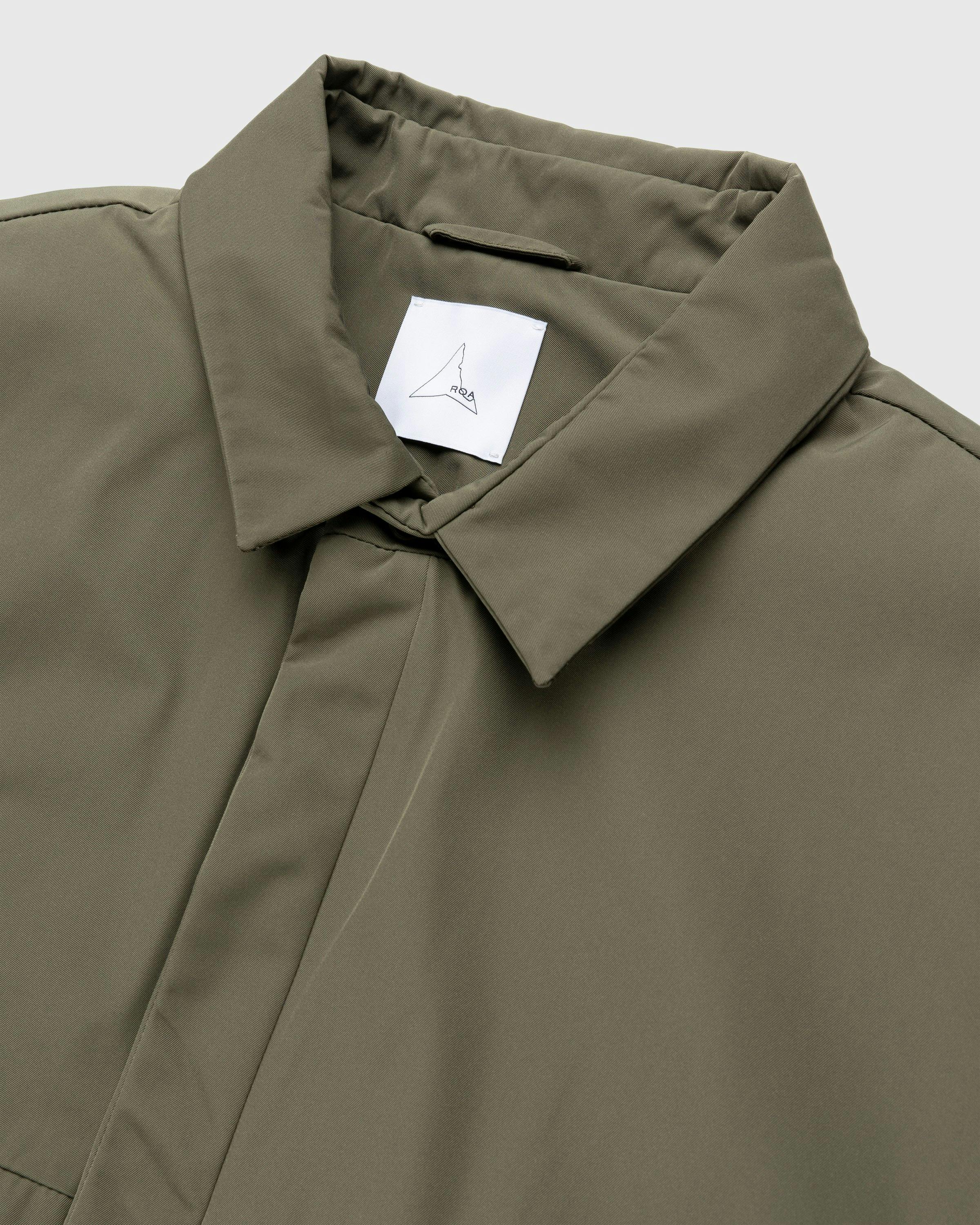 ROA - Padded Overshirt Green - Clothing - Green - Image 3