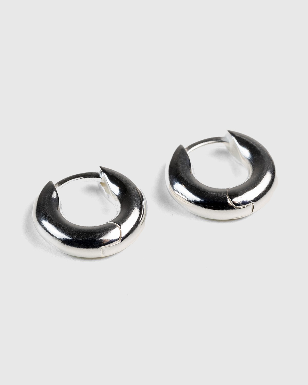 Hatton Labs - Round Hoop Earrings Silver - Accessories - Silver - Image 2