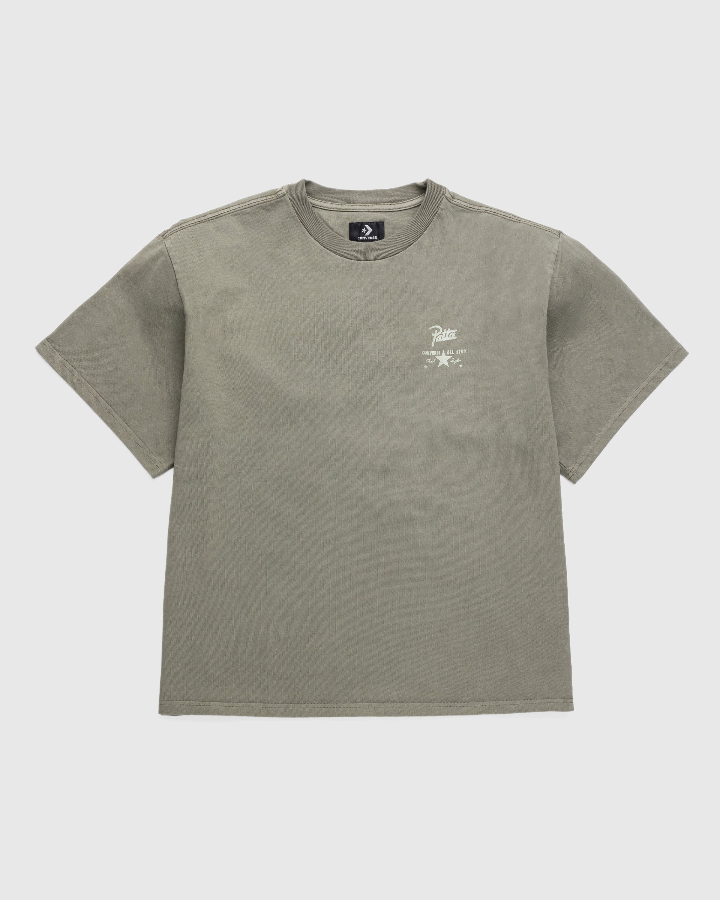 Patta x Converse - Tee Burnt Olive - Clothing - Brown - Image 2
