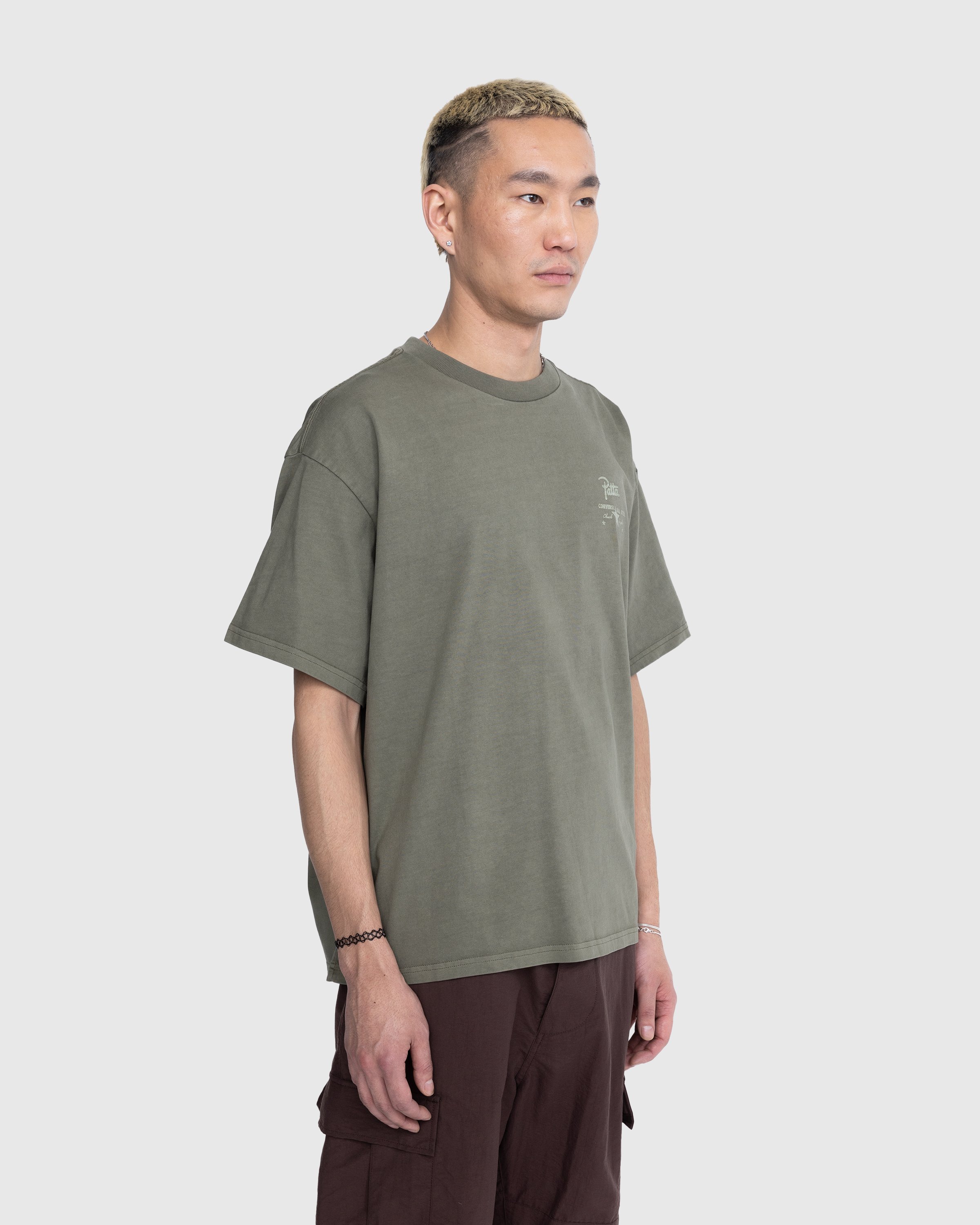 Patta x Converse - Tee Burnt Olive - Clothing - Brown - Image 5