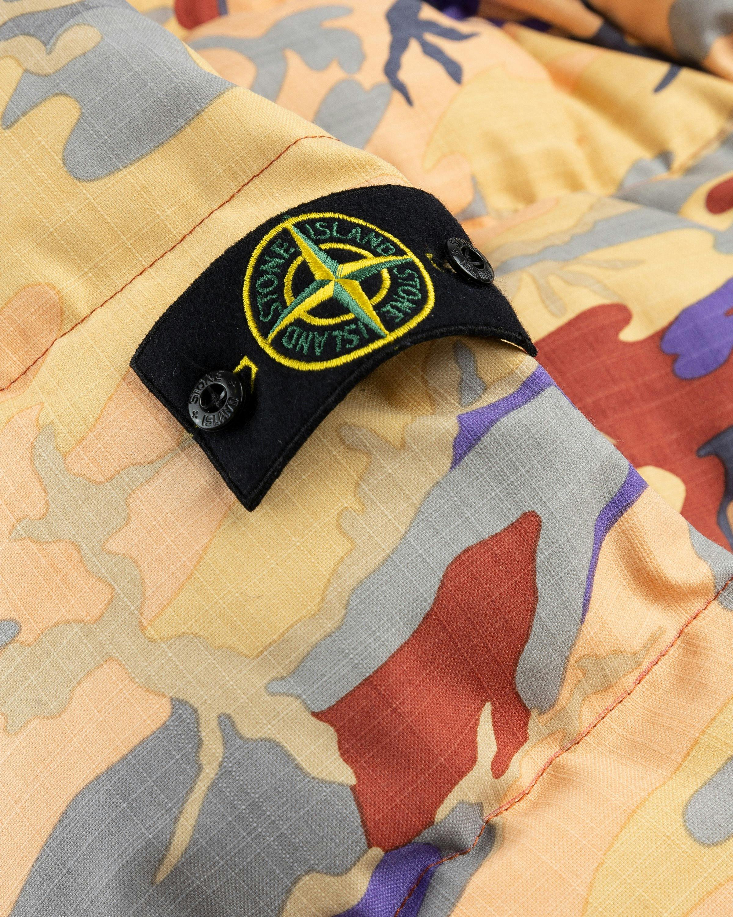 Stone Island - Heritage Camo Ripstop Nylon Down Jacket Orange - Clothing - Orange - Image 4