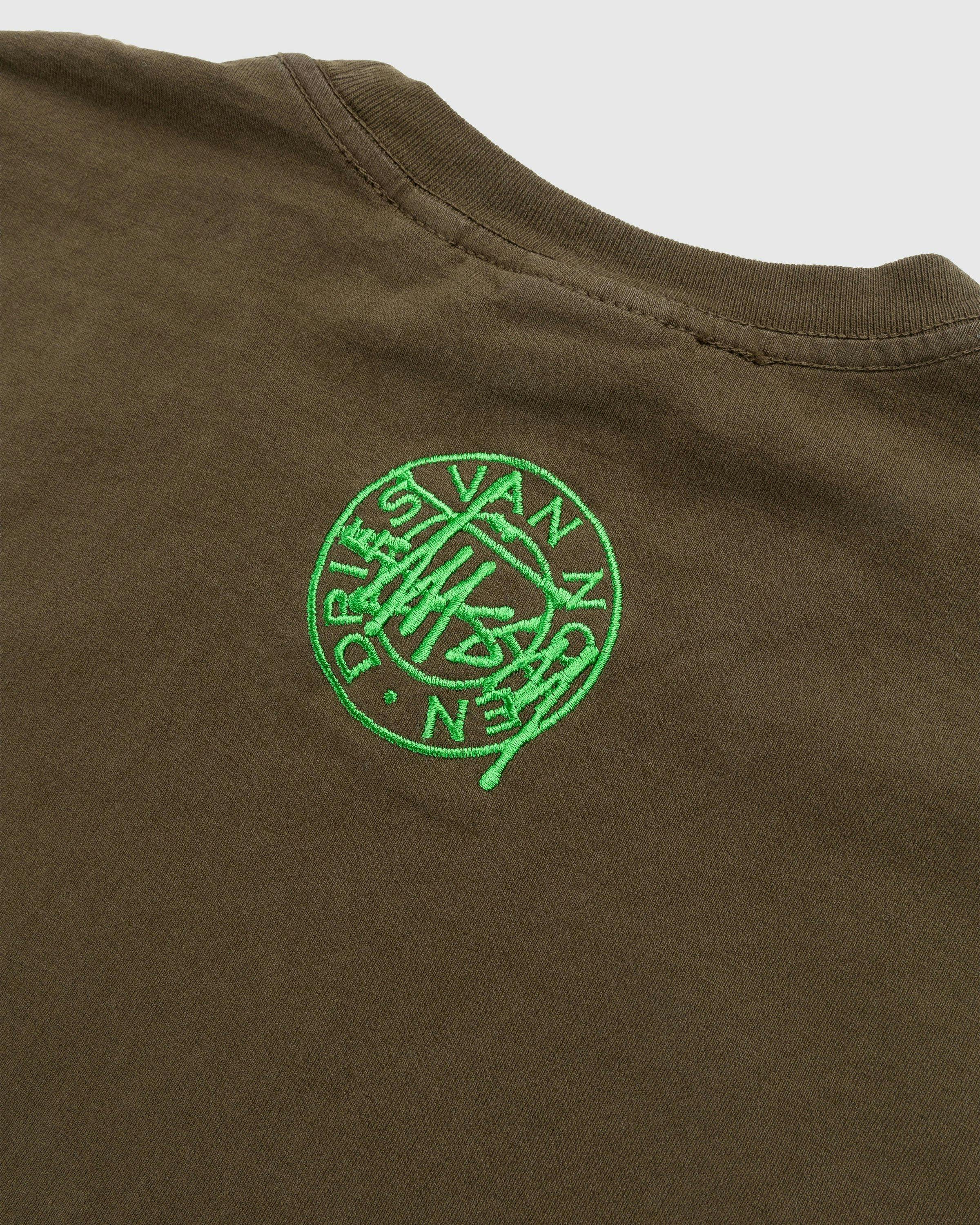 Stüssy x Dries van Noten - Airbrush Shrooms Tee - Clothing - Green - Image 4