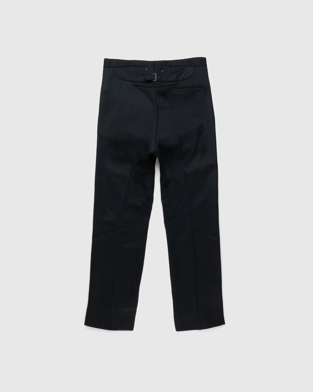 Maison Margiela - Gabardine Trousers Black - Clothing - Black - Image 2