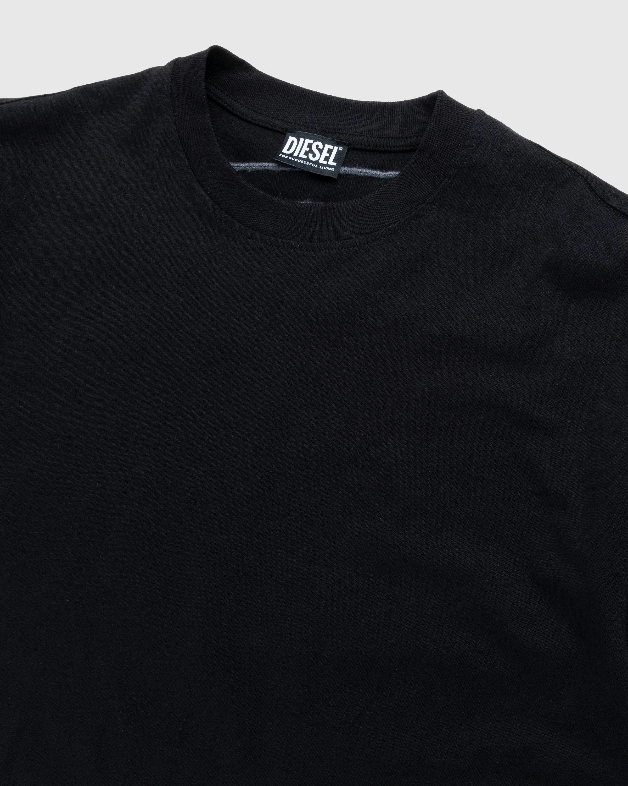 Diesel - Boggy Megoval T-Shirt Black - Clothing - Black - Image 4