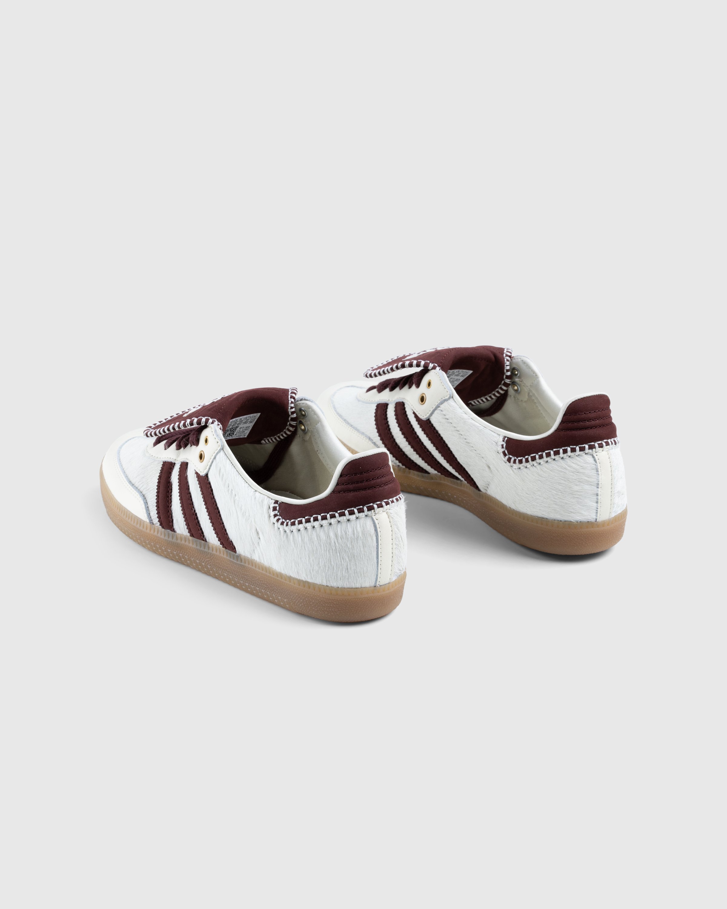 Adidas x Wales Bonner - WB PONY TONAL SAMBA CWHITE/MYSBRN/CWHITE - Footwear - White - Image 4