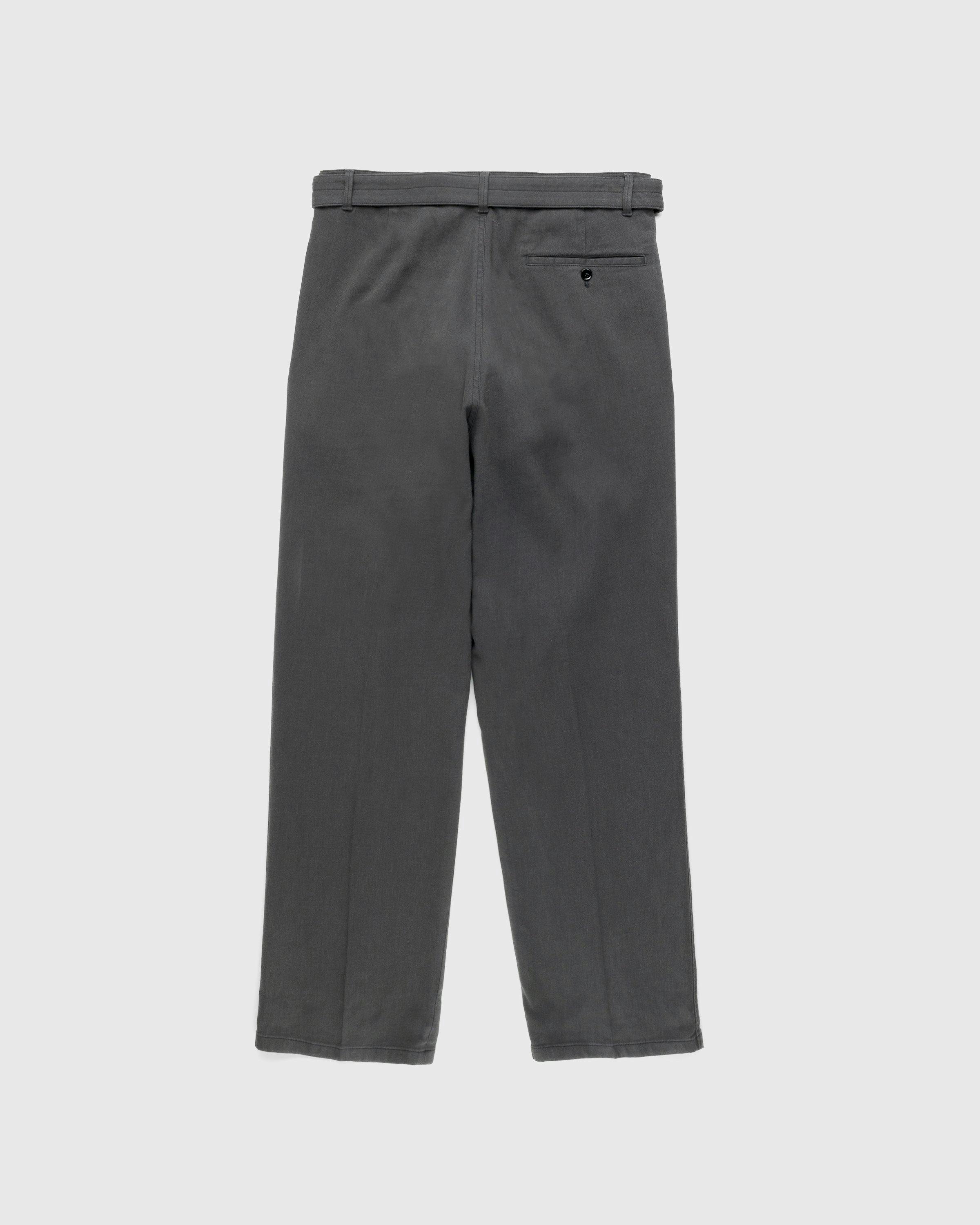 Lemaire - Loose Pleated Pants Grey - Clothing - Brown - Image 2