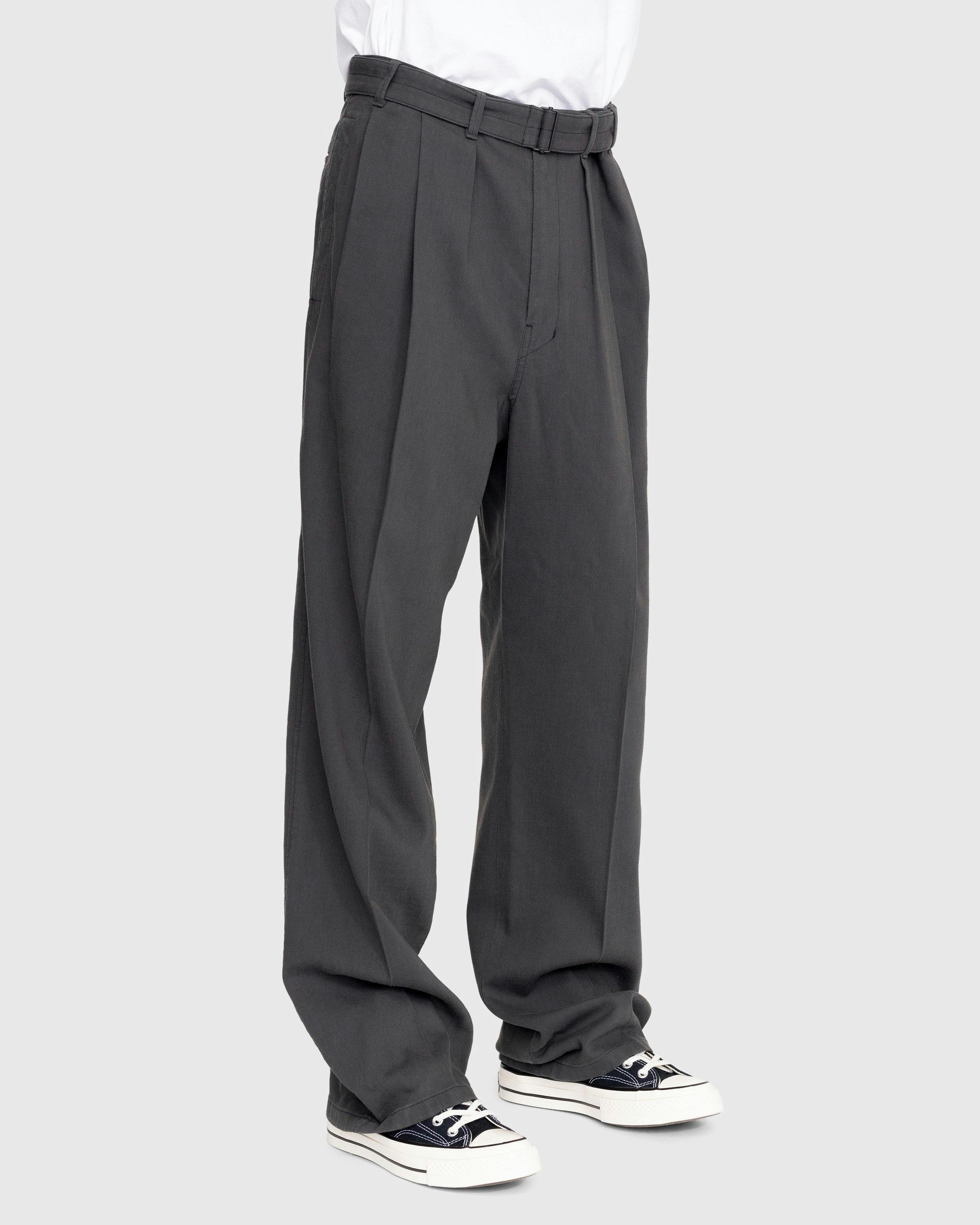 Lemaire – Loose Pleated Pants Grey