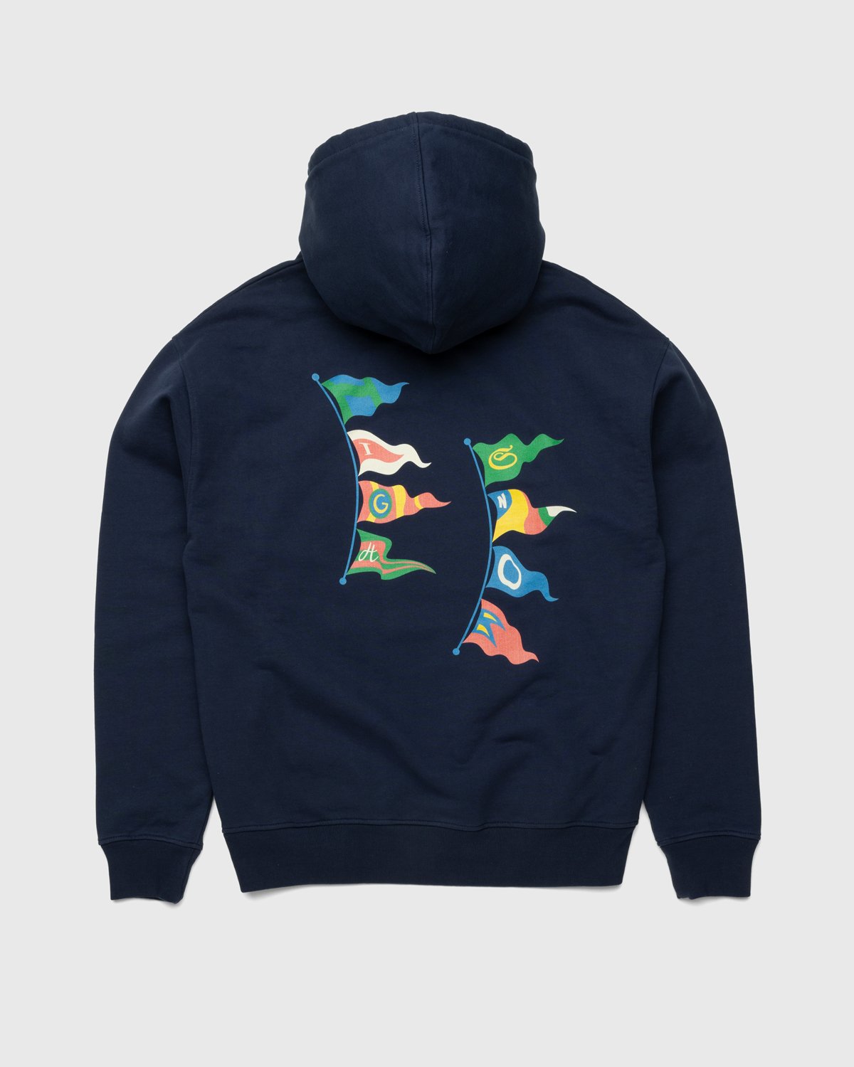 Highsnobiety - Flags Hoodie Navy - Clothing - Blue - Image 2