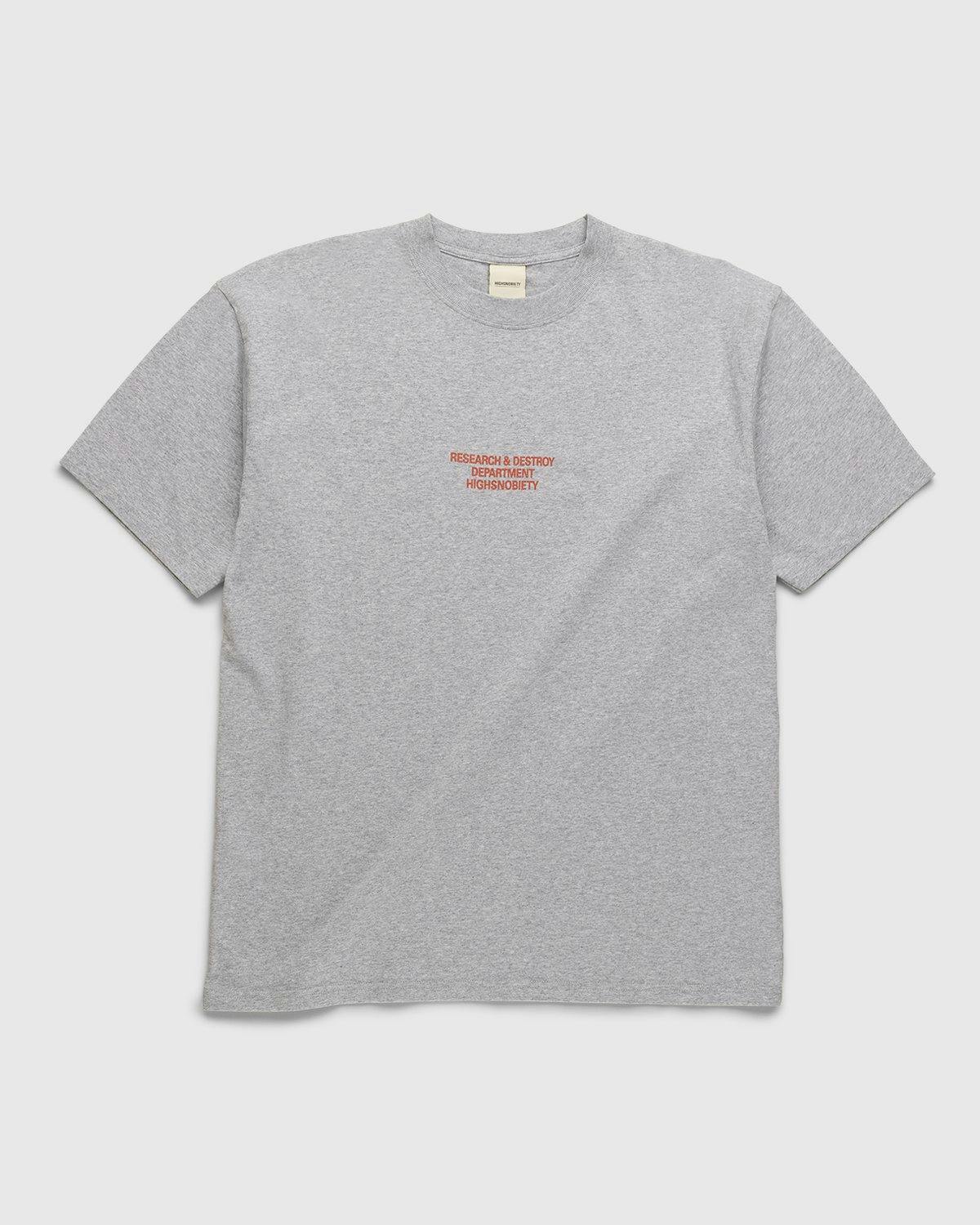 Highsnobiety - Werkstatt T-Shirt Grey - Clothing - Grey - Image 2