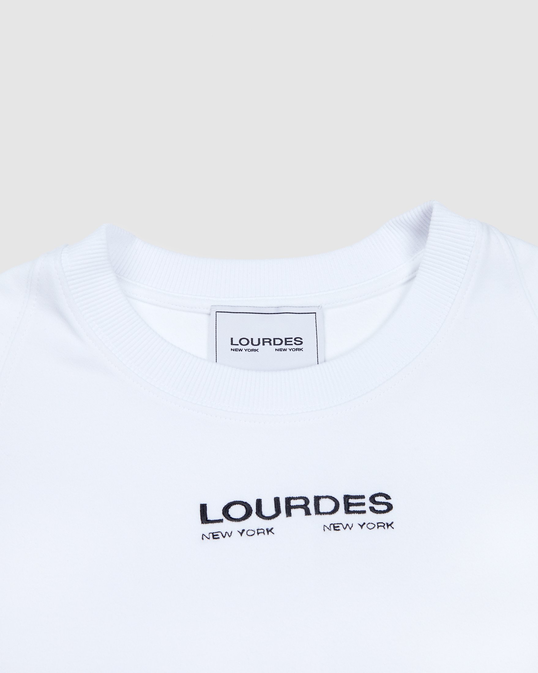 Lourdes New York - Logo Tee White - Clothing - White - Image 3