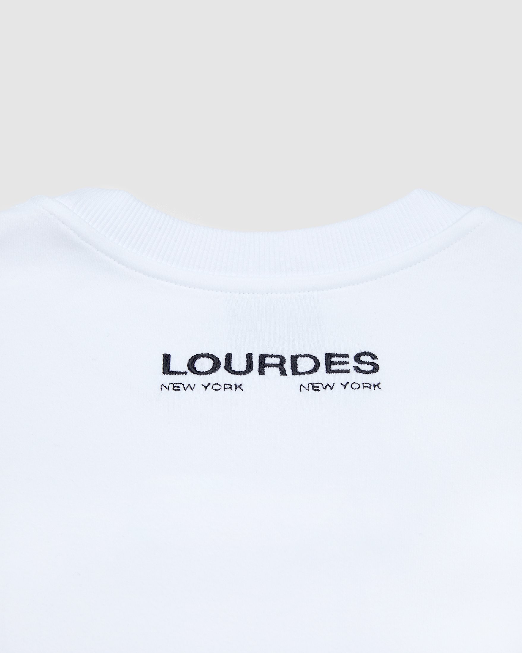 Lourdes New York - Logo Tee White - Clothing - White - Image 4