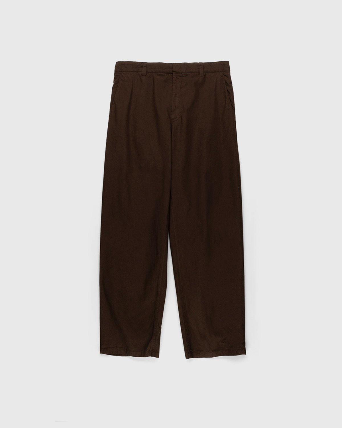 Jil Sander - Cotton Trousers Dark Brown - Clothing - Brown - Image 2
