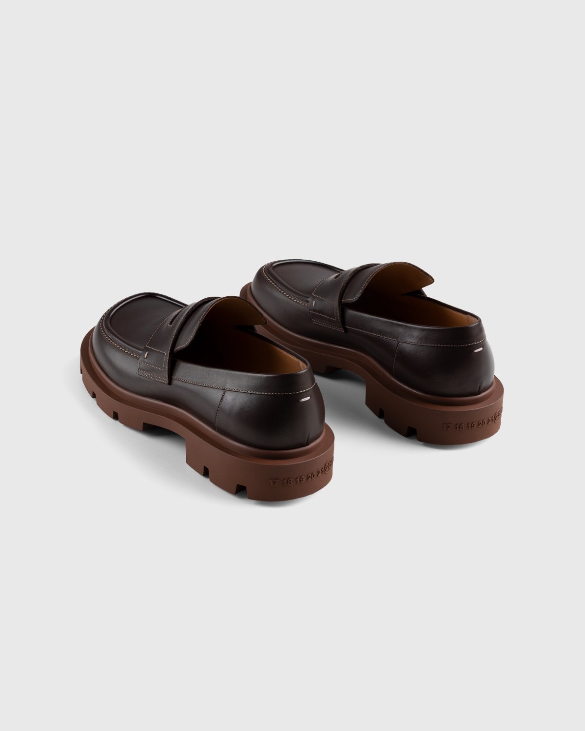 Maison Margiela - Lug Sole Loafers Brown - Footwear - Brown - Image 3