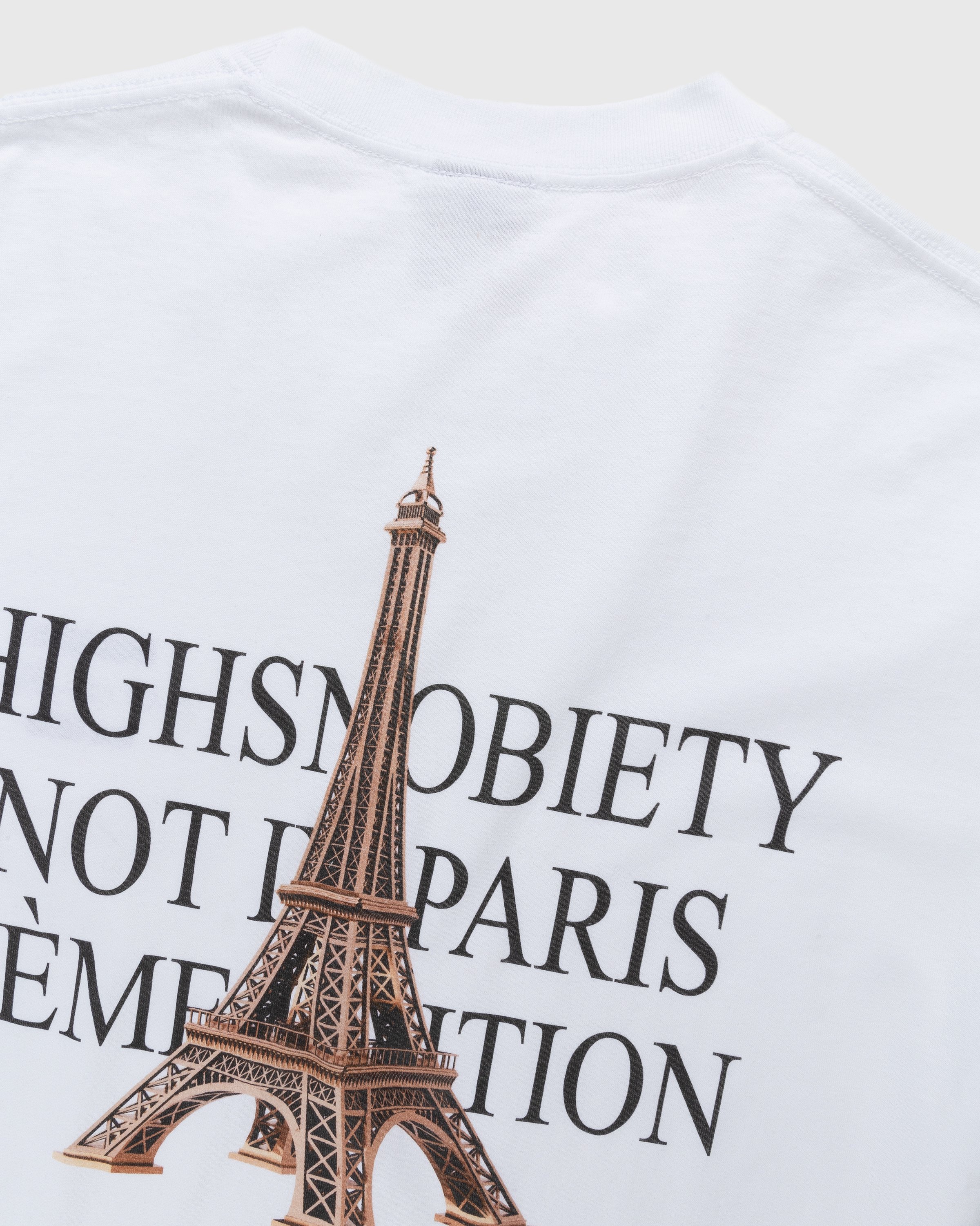 Highsnobiety - Not In Paris 4 Logo T-Shirt White - Clothing - White - Image 4