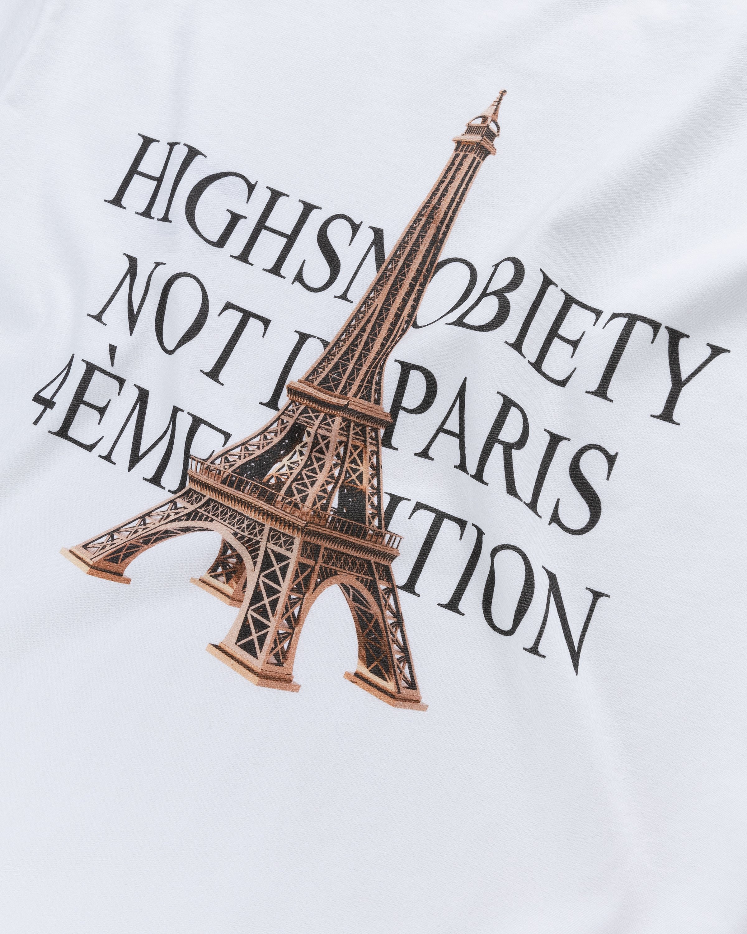 Highsnobiety - Not In Paris 4 Logo T-Shirt White - Clothing - White - Image 5