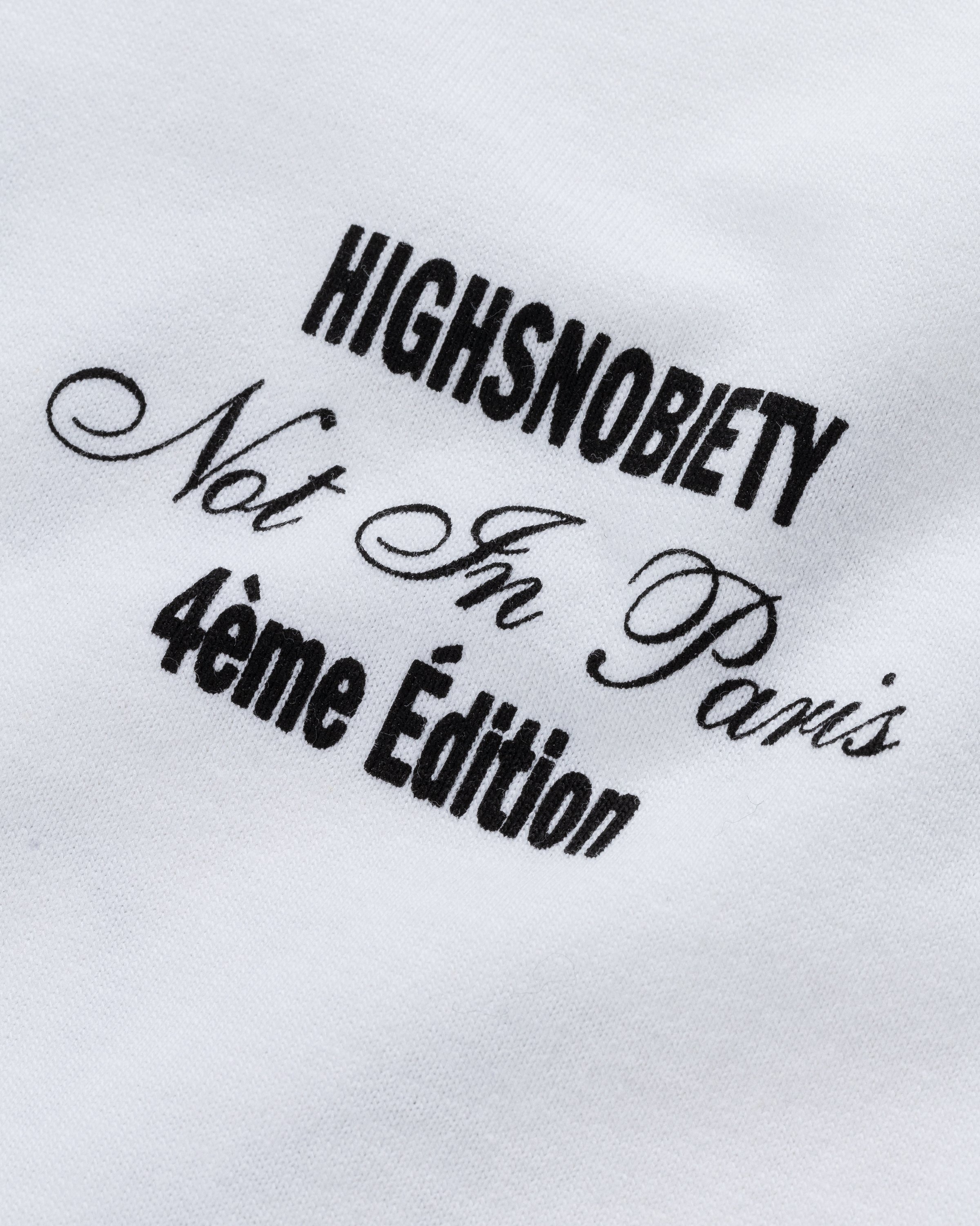 Highsnobiety - Not In Paris 4 Logo T-Shirt White - Clothing - White - Image 6