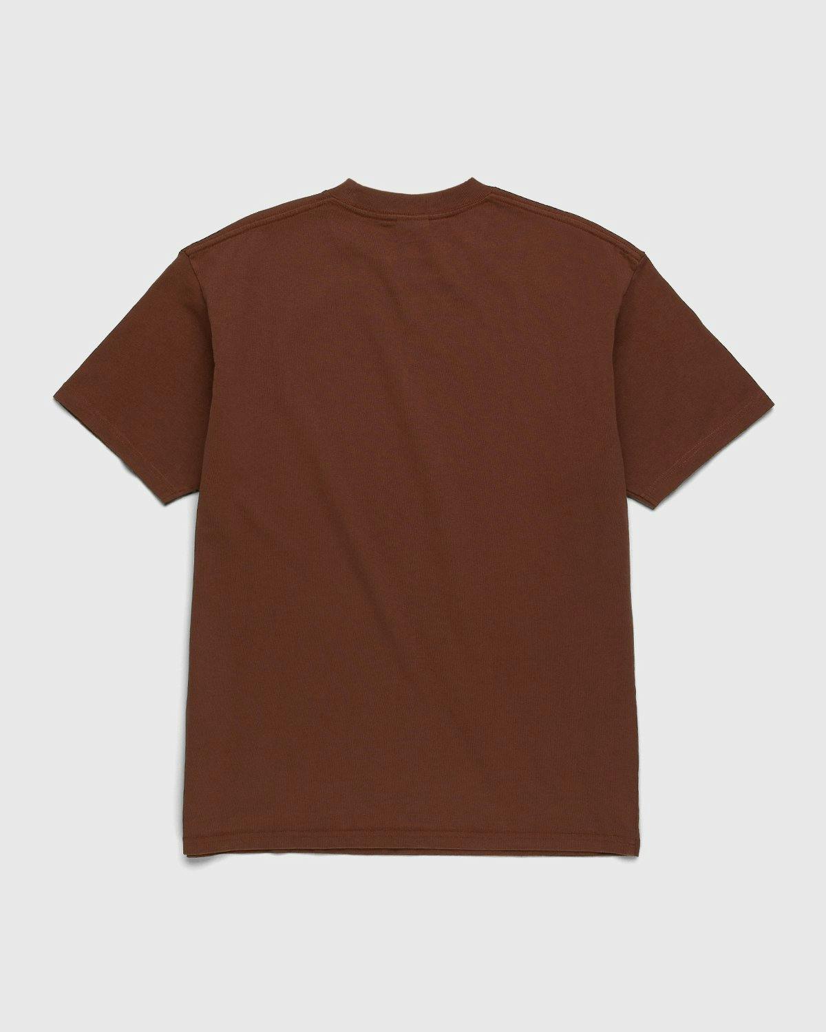 Highsnobiety - Script Logo T-Shirt Brown - Clothing - Brown - Image 2