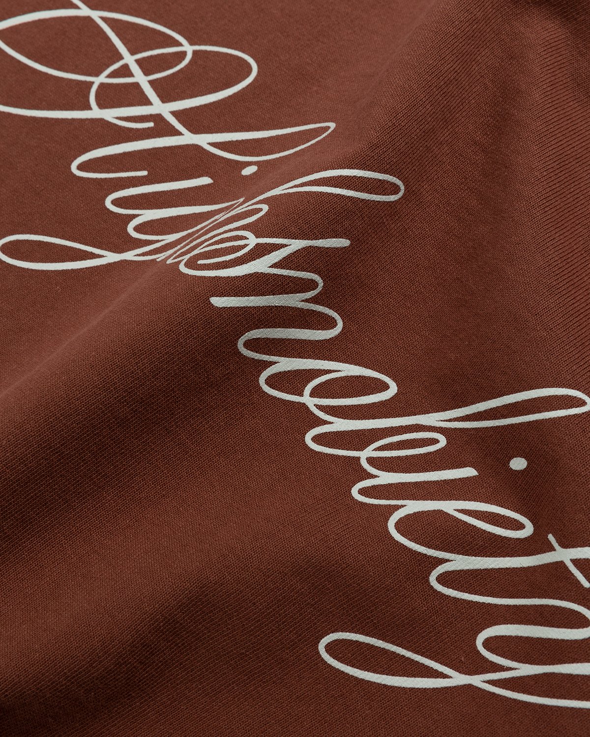 Highsnobiety - Script Logo T-Shirt Brown - Clothing - Brown - Image 5