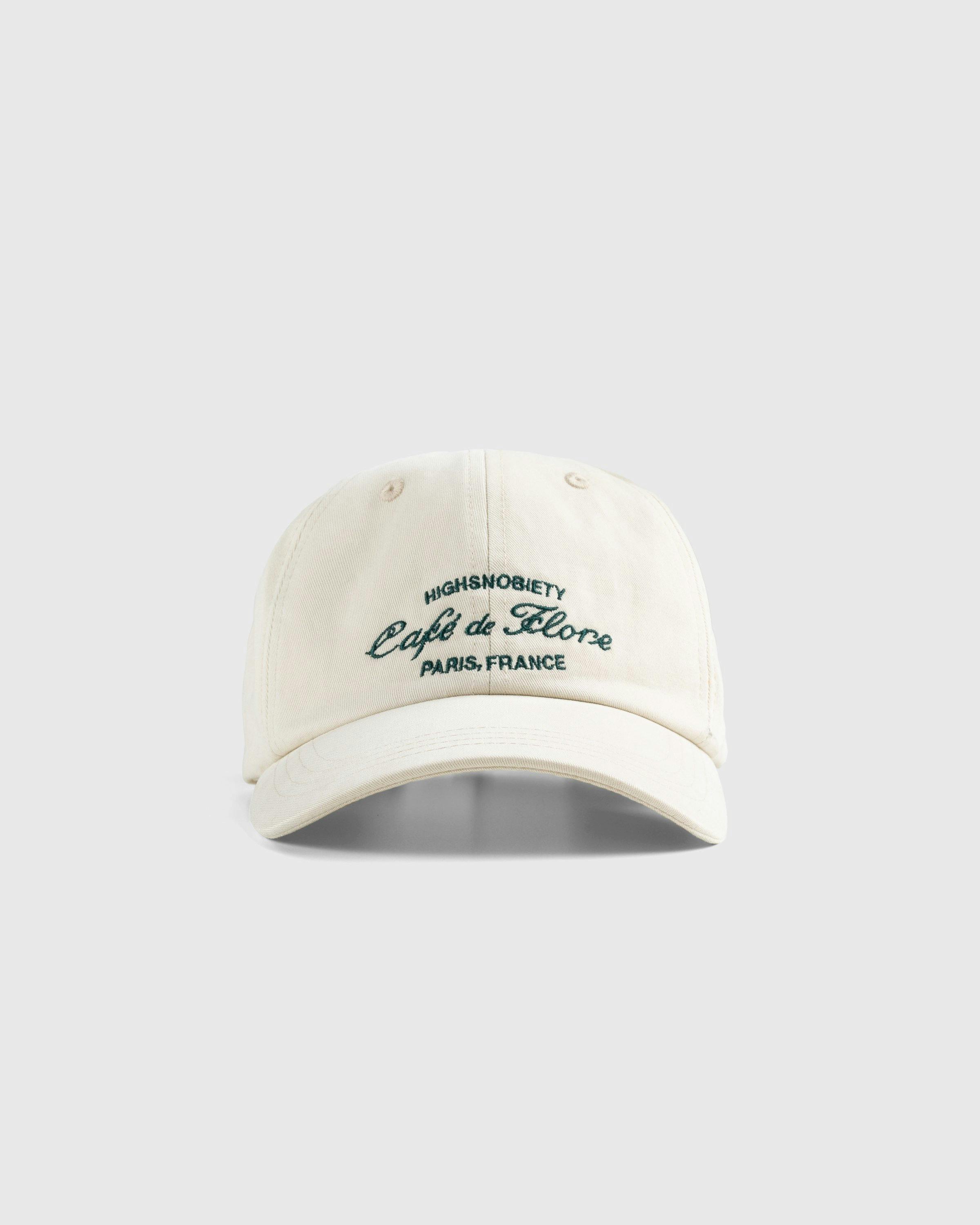 Café de Flore x Highsnobiety - Not In Paris 4 Logo Cap Eggshell - Accessories - Beige - Image 2