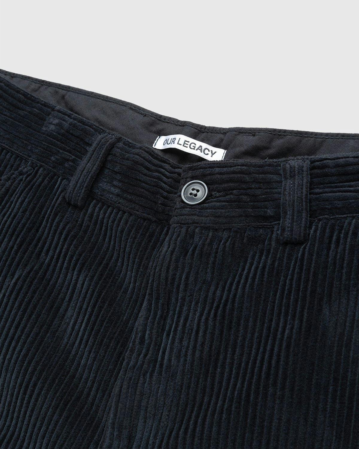 Our Legacy – Chino 22 Black Corduroy | Highsnobiety Shop