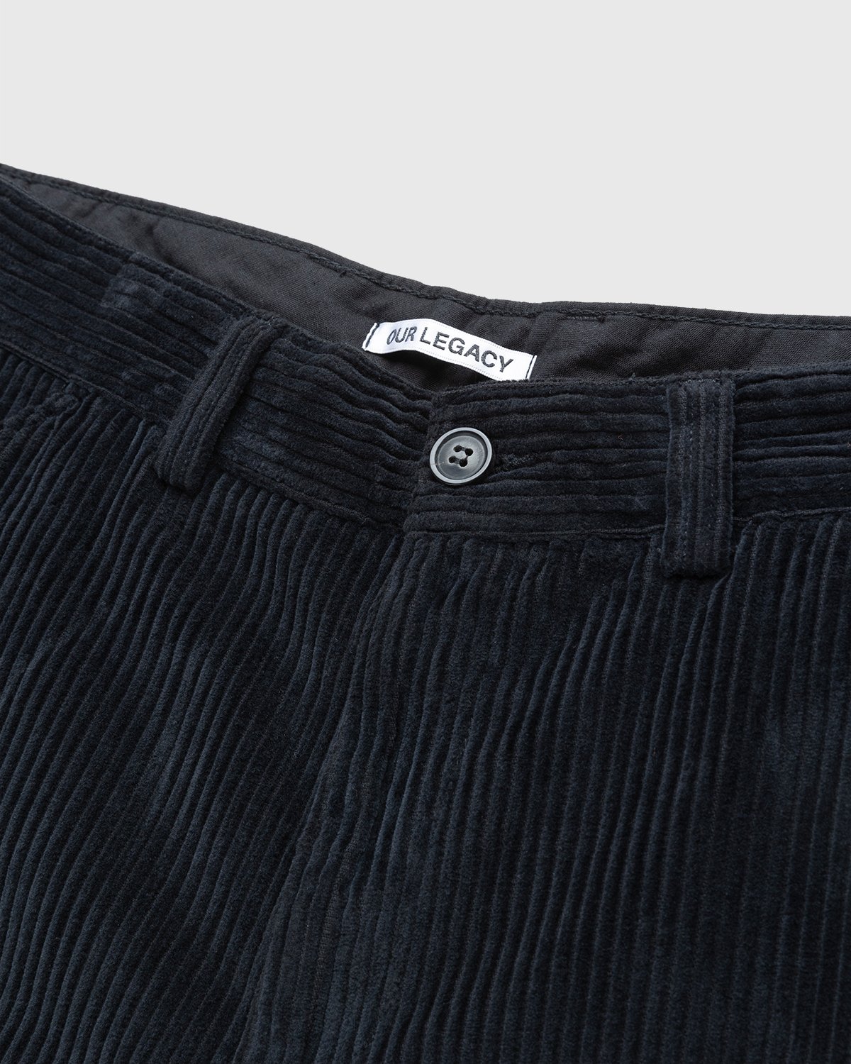 Our Legacy - Chino 22 Black Corduroy - Clothing - Black - Image 3