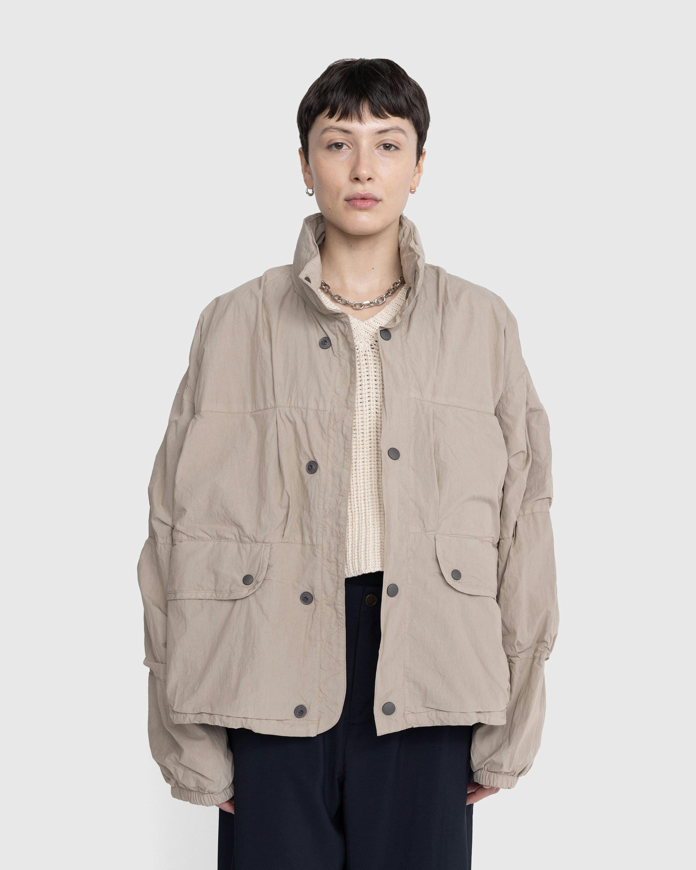 OUR LEGACY Exhale Puffa ジャケット シルバー Exhale technical ripstop jacket in silver - Our Legacy