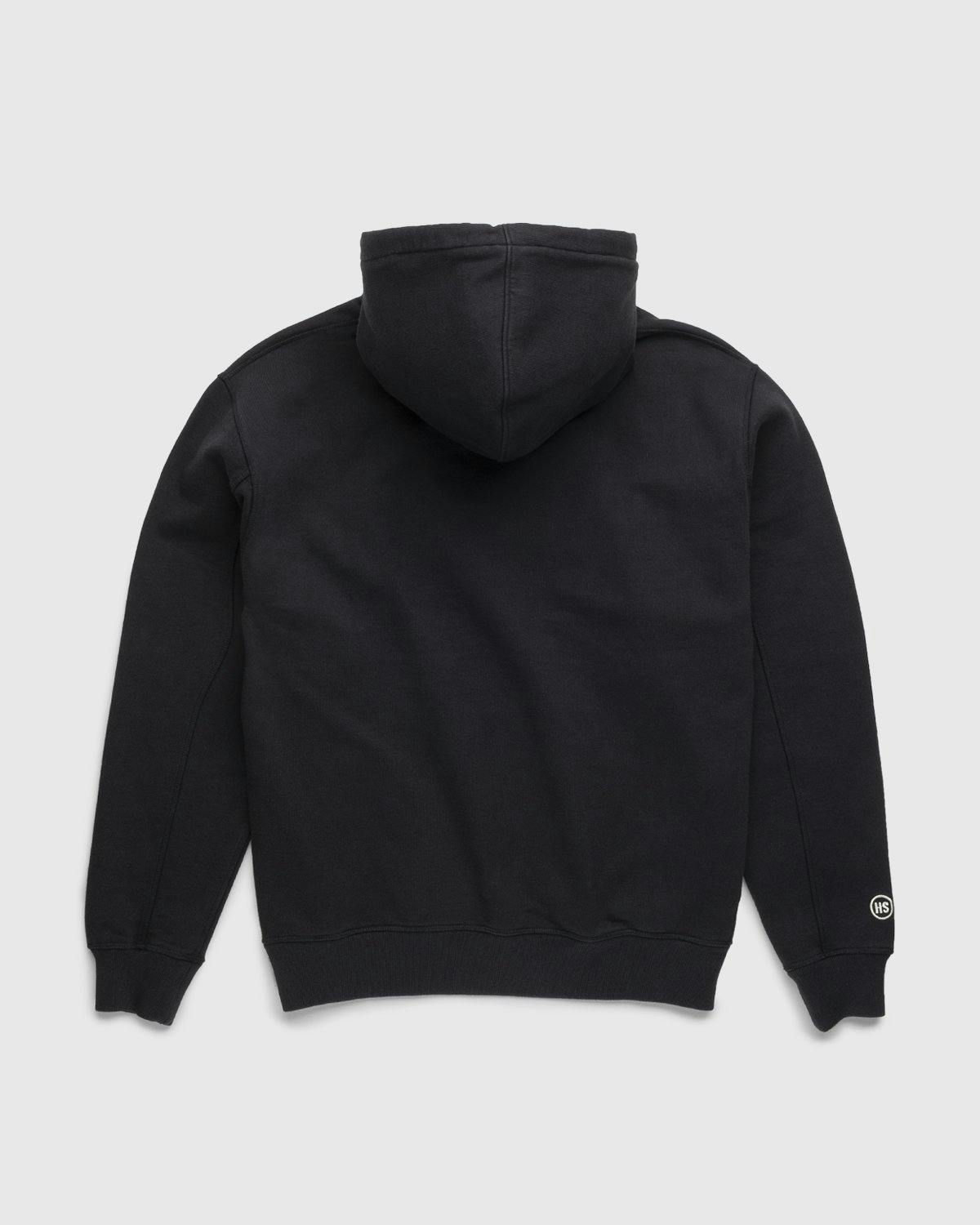 Highsnobiety - Logo Fleece Staples Hoodie Black - Clothing - Black - Image 2