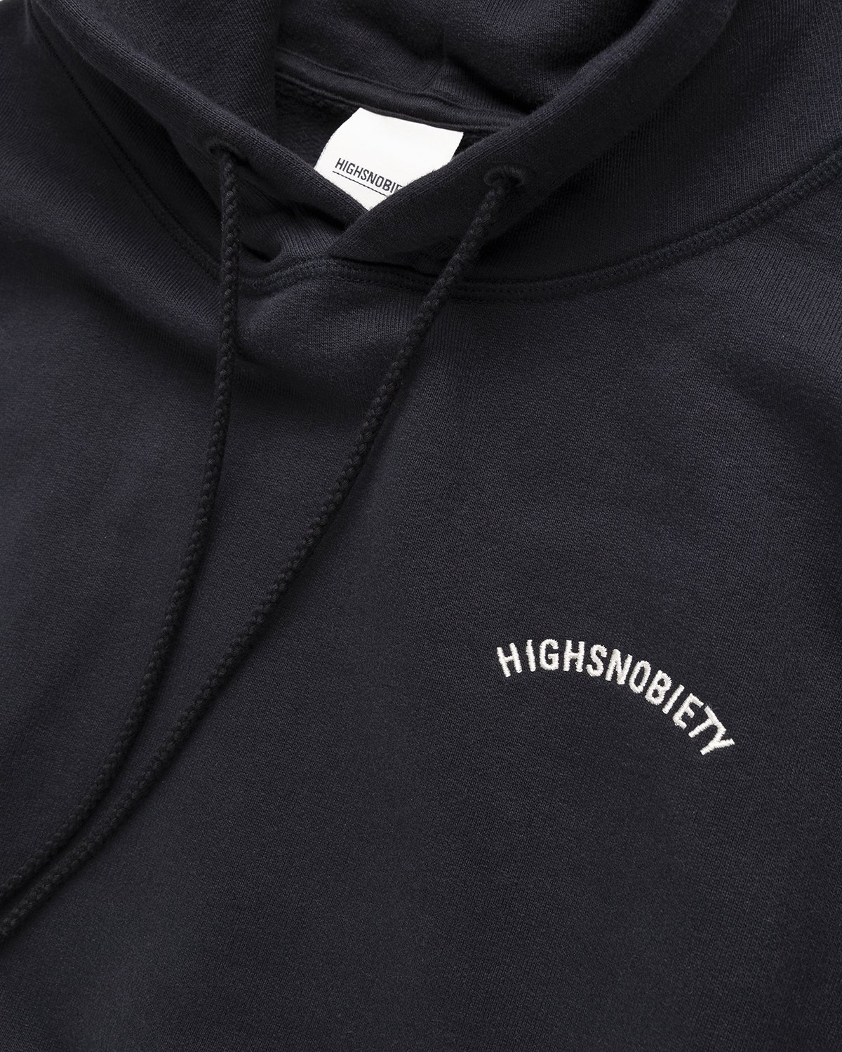 Highsnobiety - Logo Fleece Staples Hoodie Black - Clothing - Black - Image 3