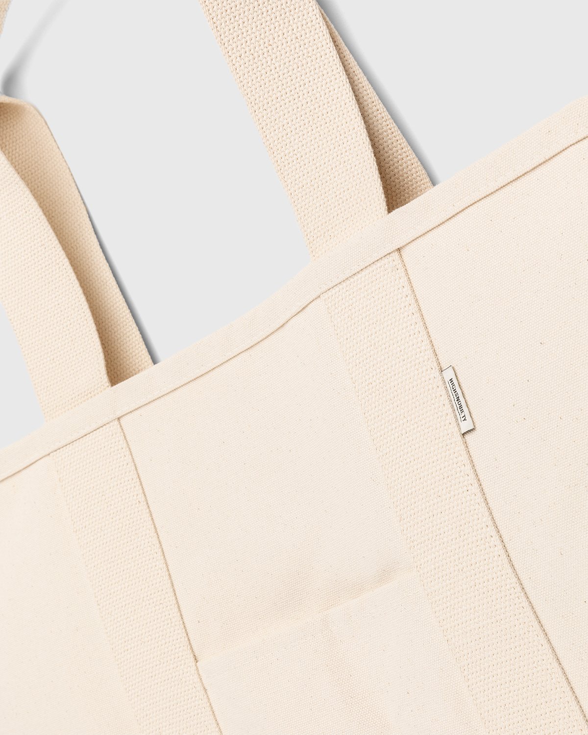 Highsnobiety - Heavy Canvas Large Shopper Tote Natural - Accessories - Beige - Image 4