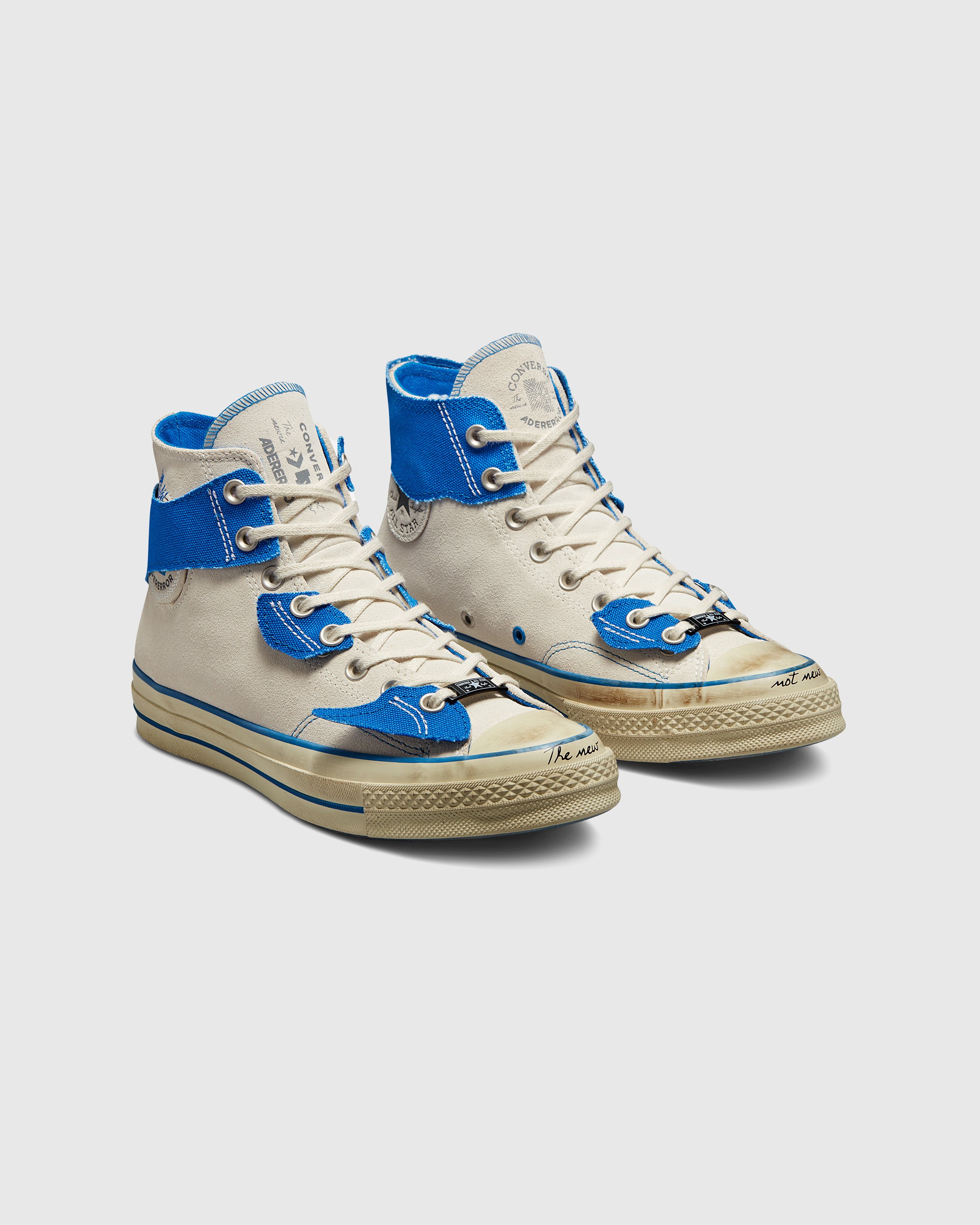 Converse x Ader Error - Chuck 70 Hi White/Imperial Blue/Black - Footwear - White - Image 3