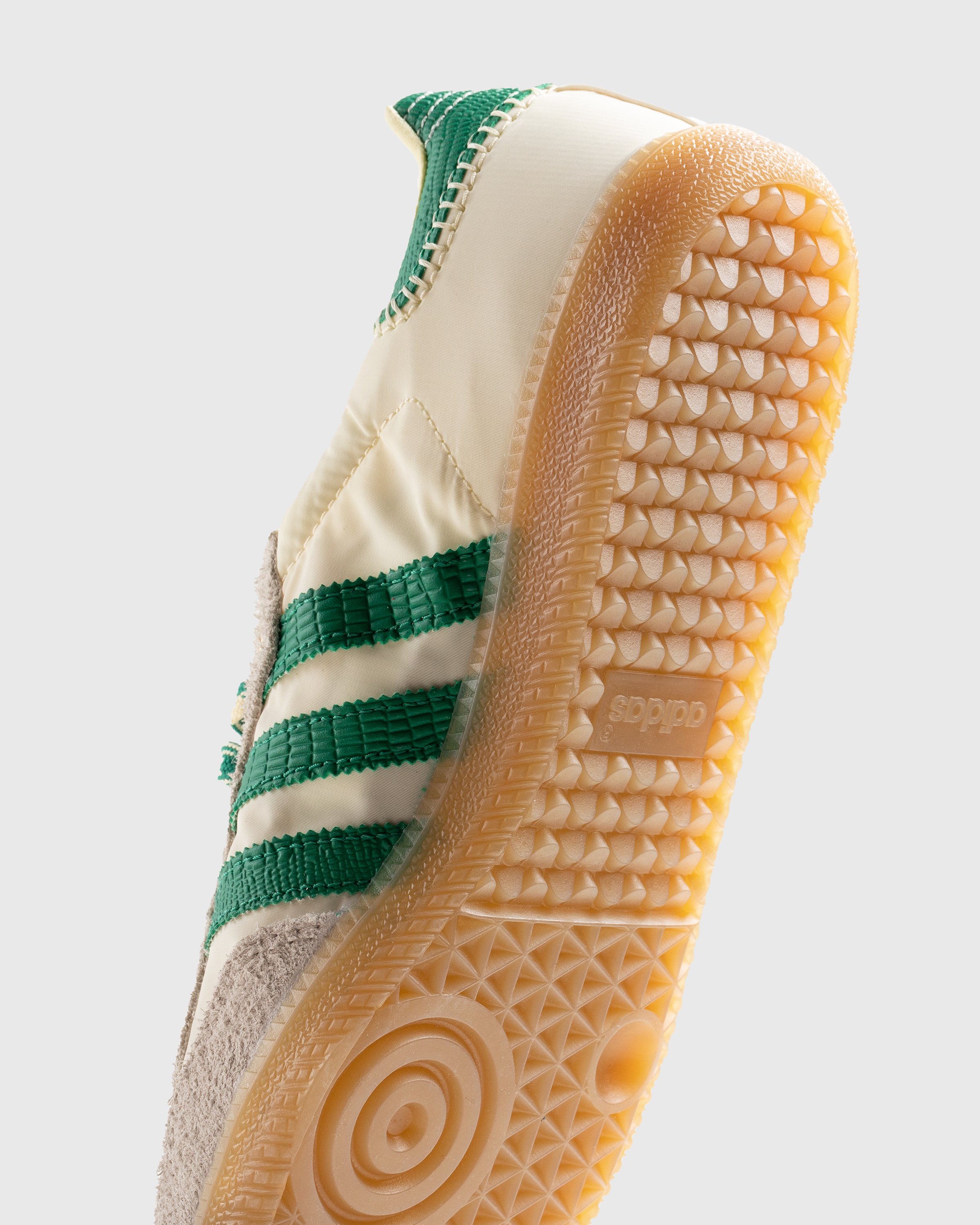 Adidas x Wales Bonner - WB Samba Cream White/Bold Green/Easy Yellow - Footwear - Beige - Image 6