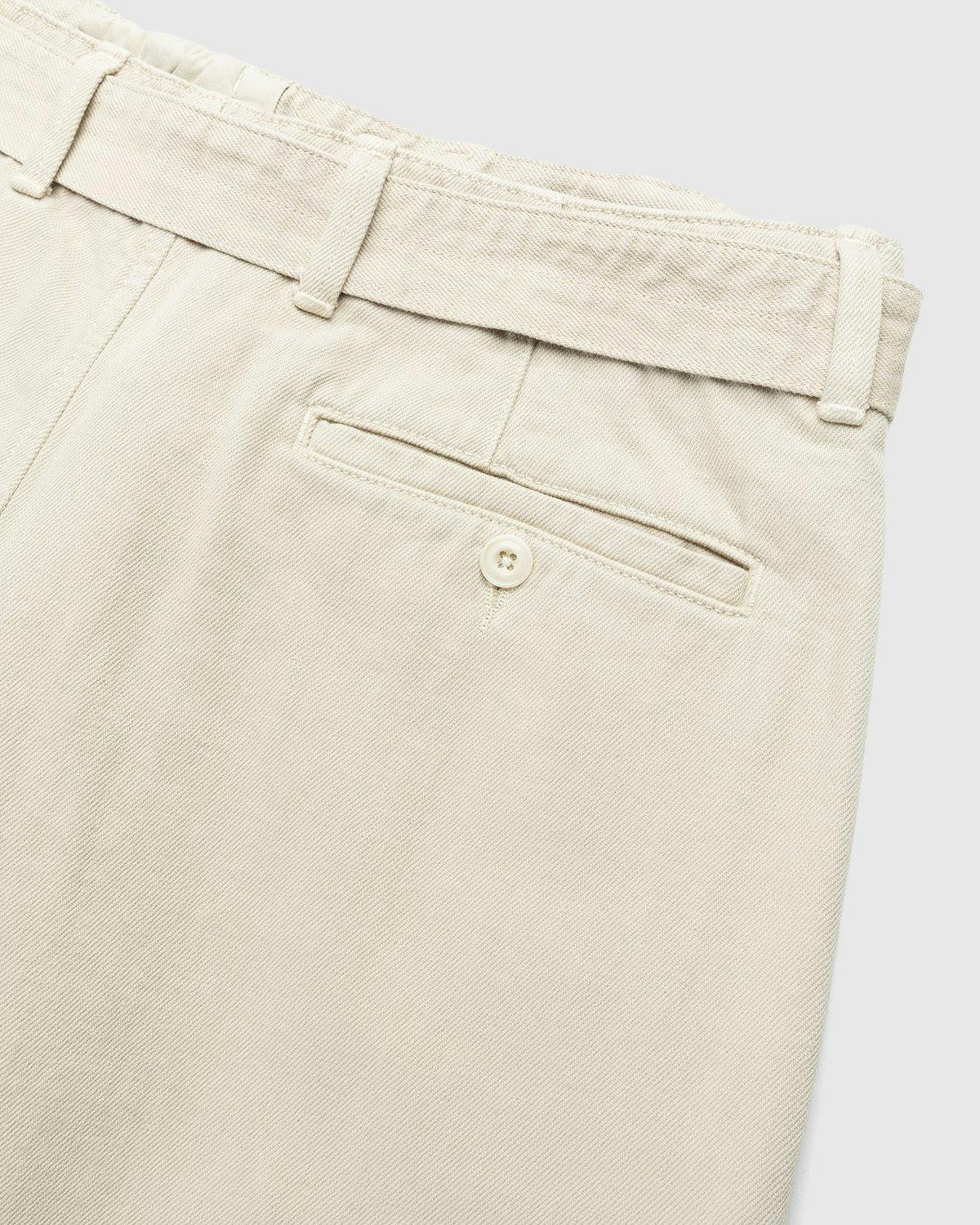 Lemaire - Rinsed Denim Twisted Pants Saltpeter - Clothing - Beige - Image 3